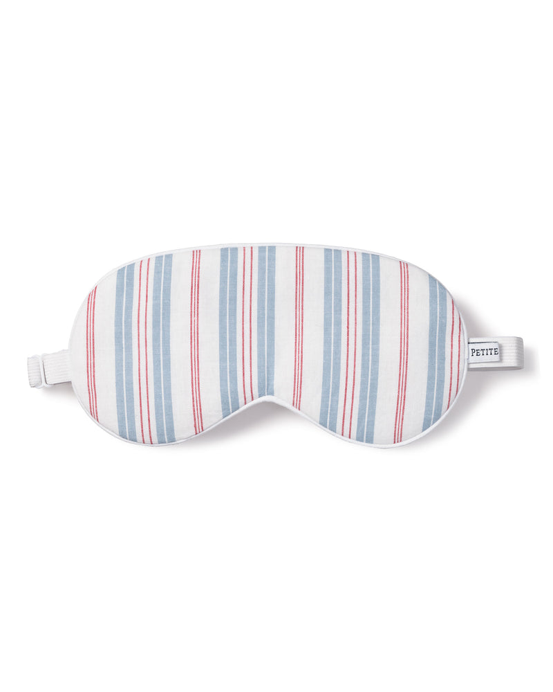 Adult's Sleep Mask in Vintage French Stripes