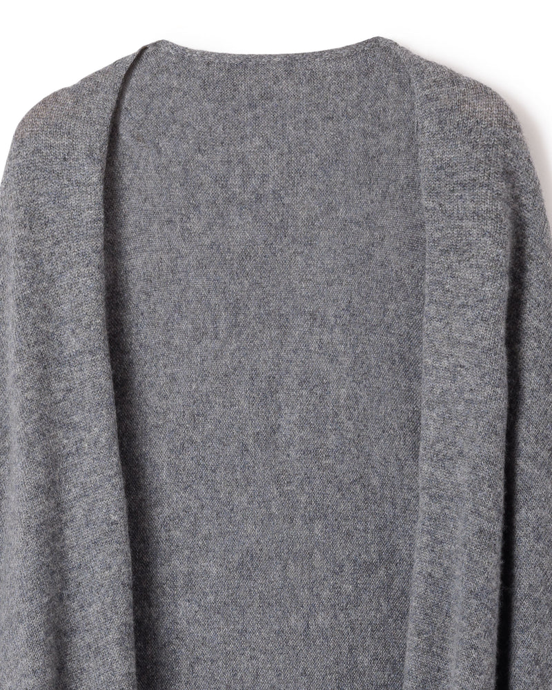 Women's Cashmere Wrap in Dark Grey
