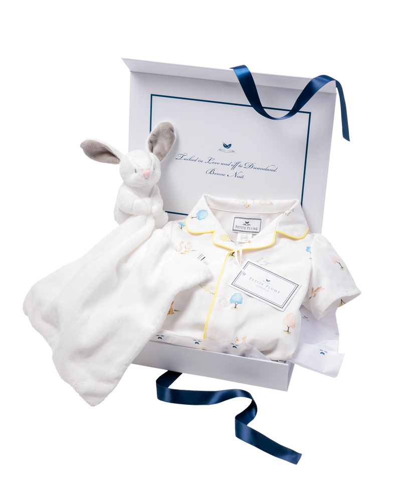 Baby's Easter Gardens Romper and Lovey Gift Set