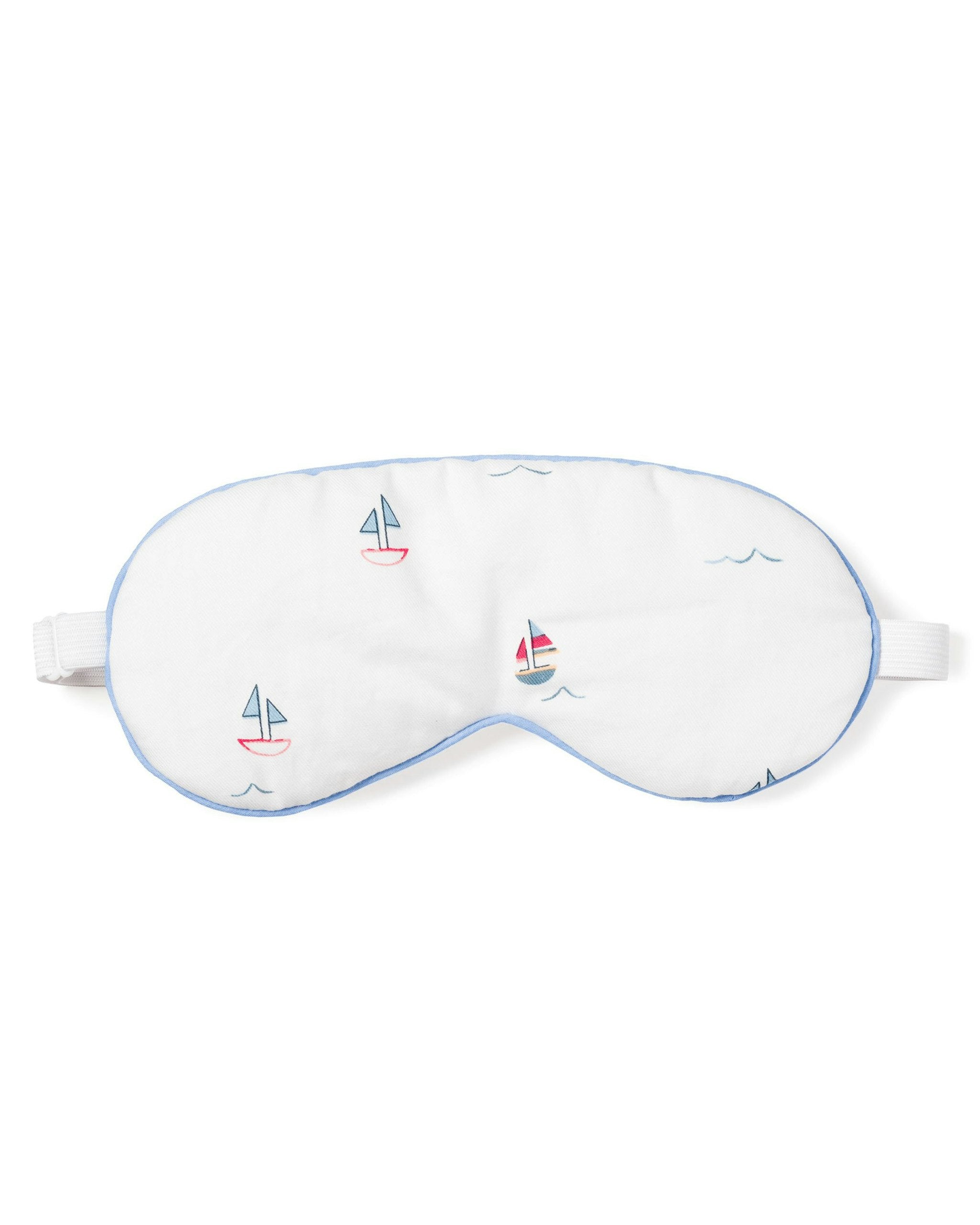 Adult's Twill Sleep Mask in Anchors Away in Bateau#Color_Bateau