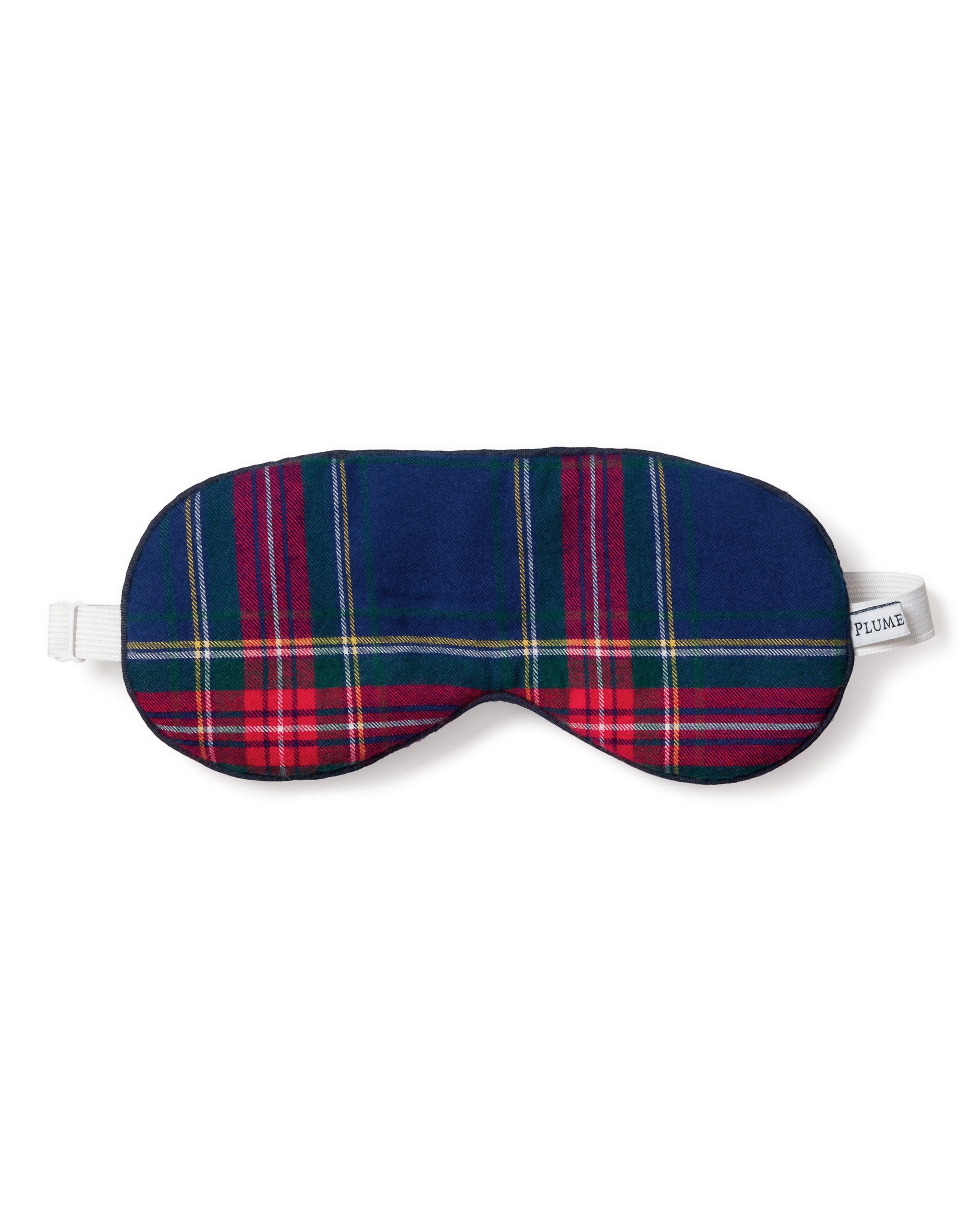 Adult's Brushed Twill Sleep Mask in Windsor Tartan