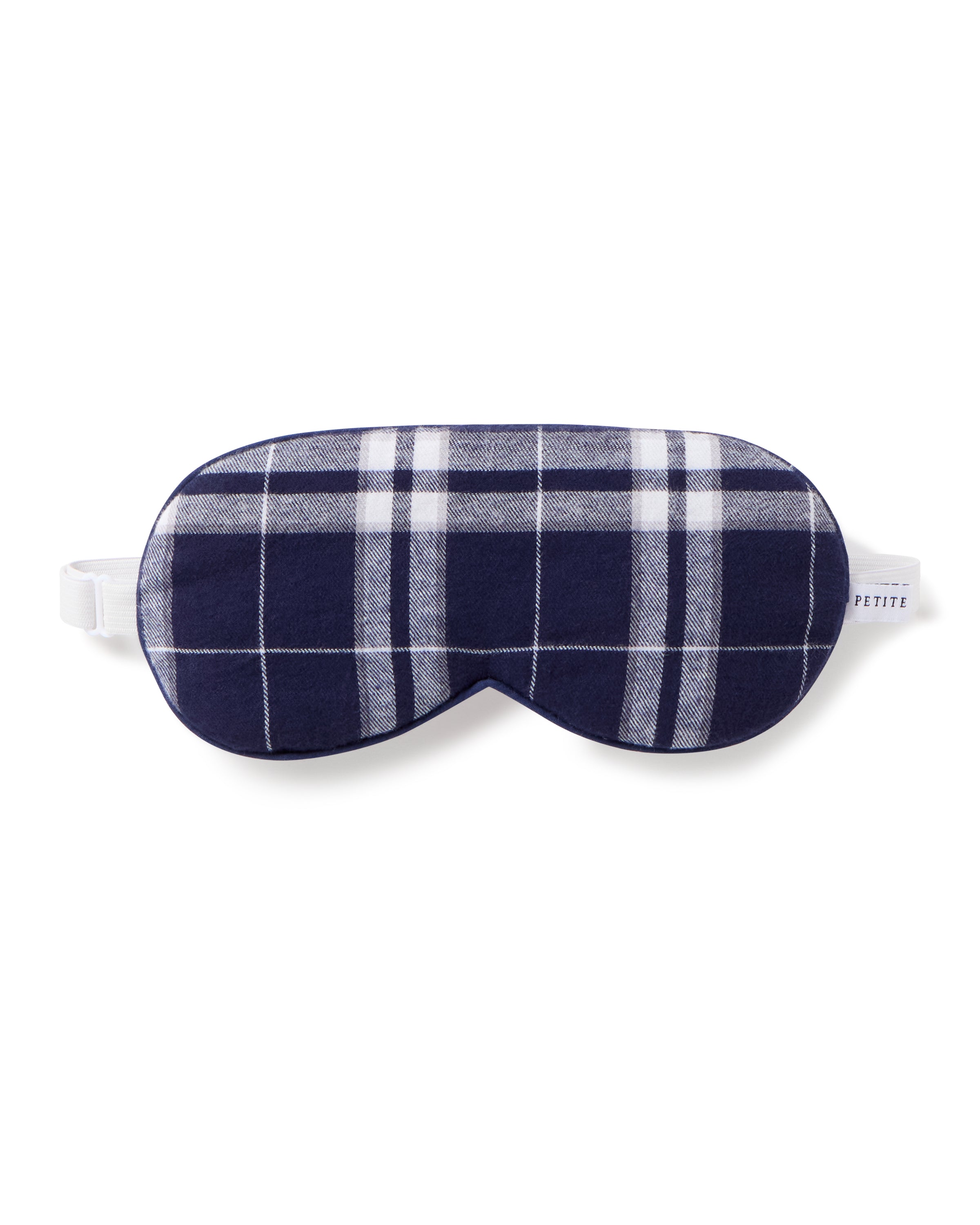 Adult's Brushed Cotton Sleep Mask in Oxford Tartan in Oxford Tartan#Color_Oxford Tartan