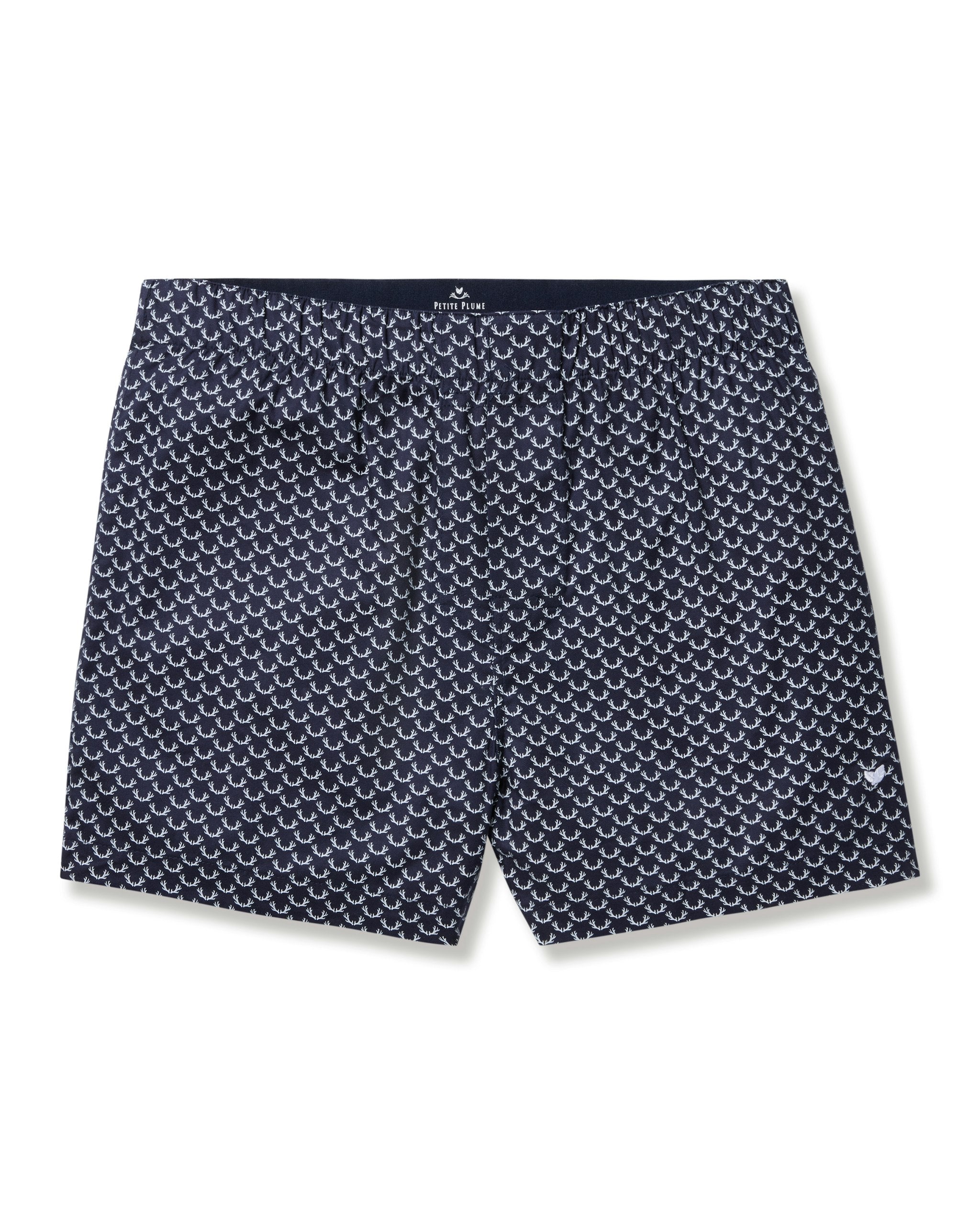 Men's Twill 3 Pack Boxers in Royal Blue Gingham in Windsor Tartan#Color_Windsor Tartan