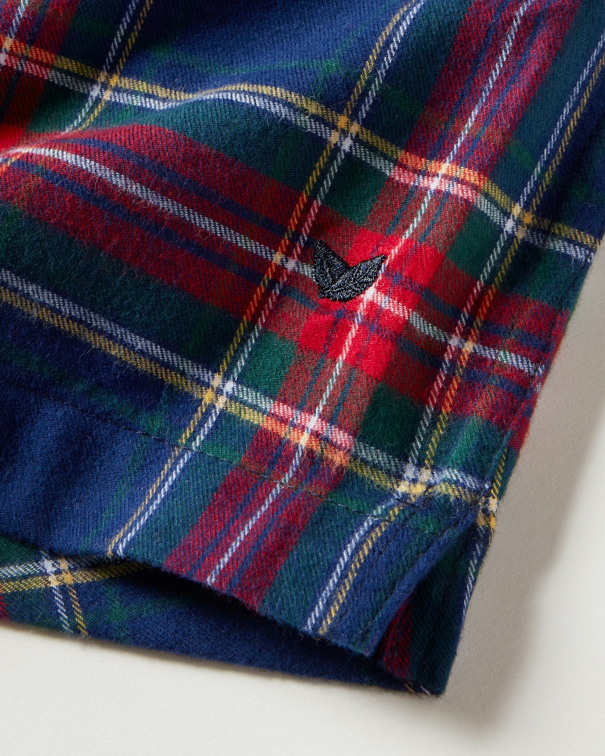Men's Twill 3 Pack Boxers in Royal Blue Gingham in Windsor Tartan#Color_Windsor Tartan