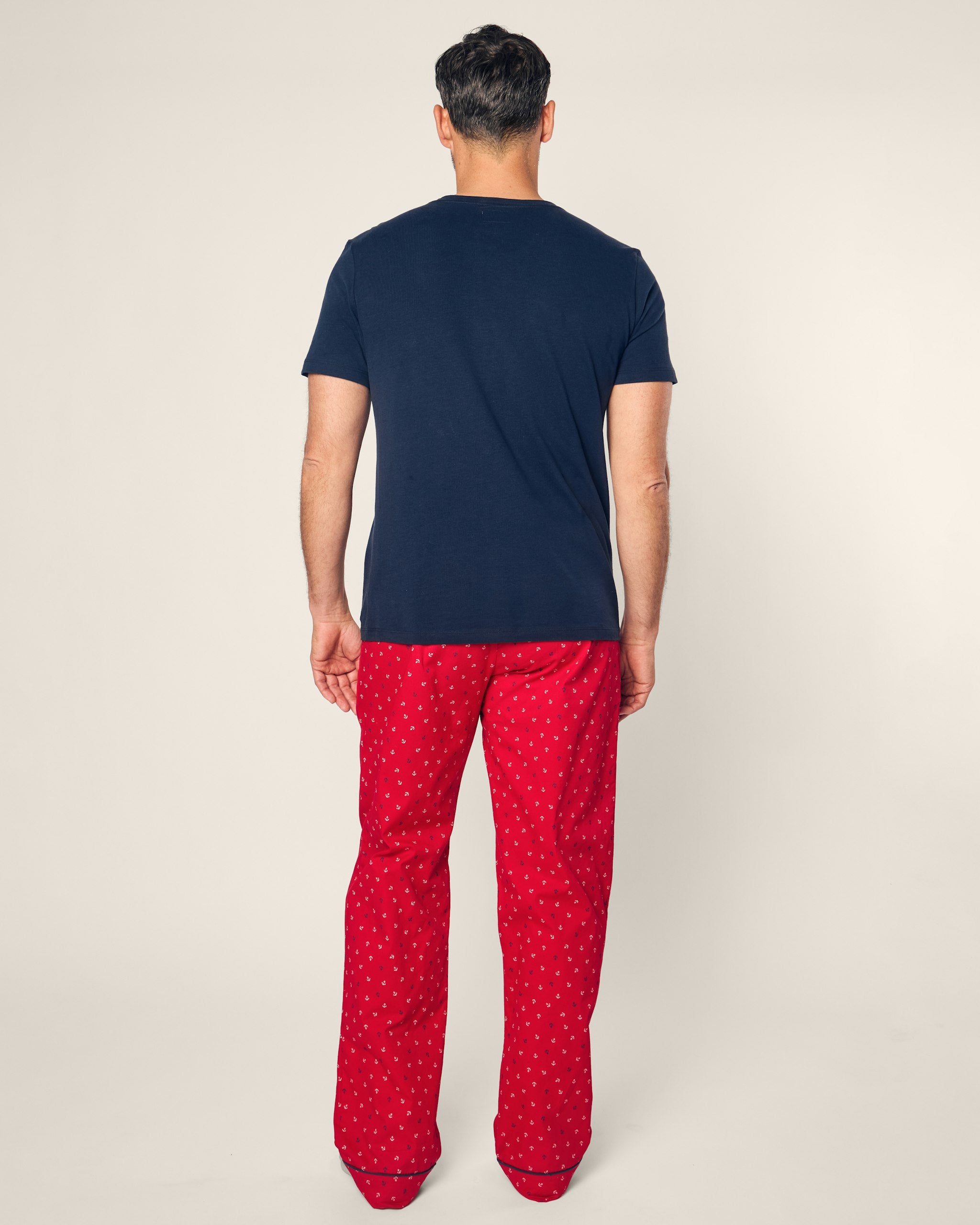 Men's Twill Pajama Pant in Anchors Away in Anchors Away#Color_Anchors Away