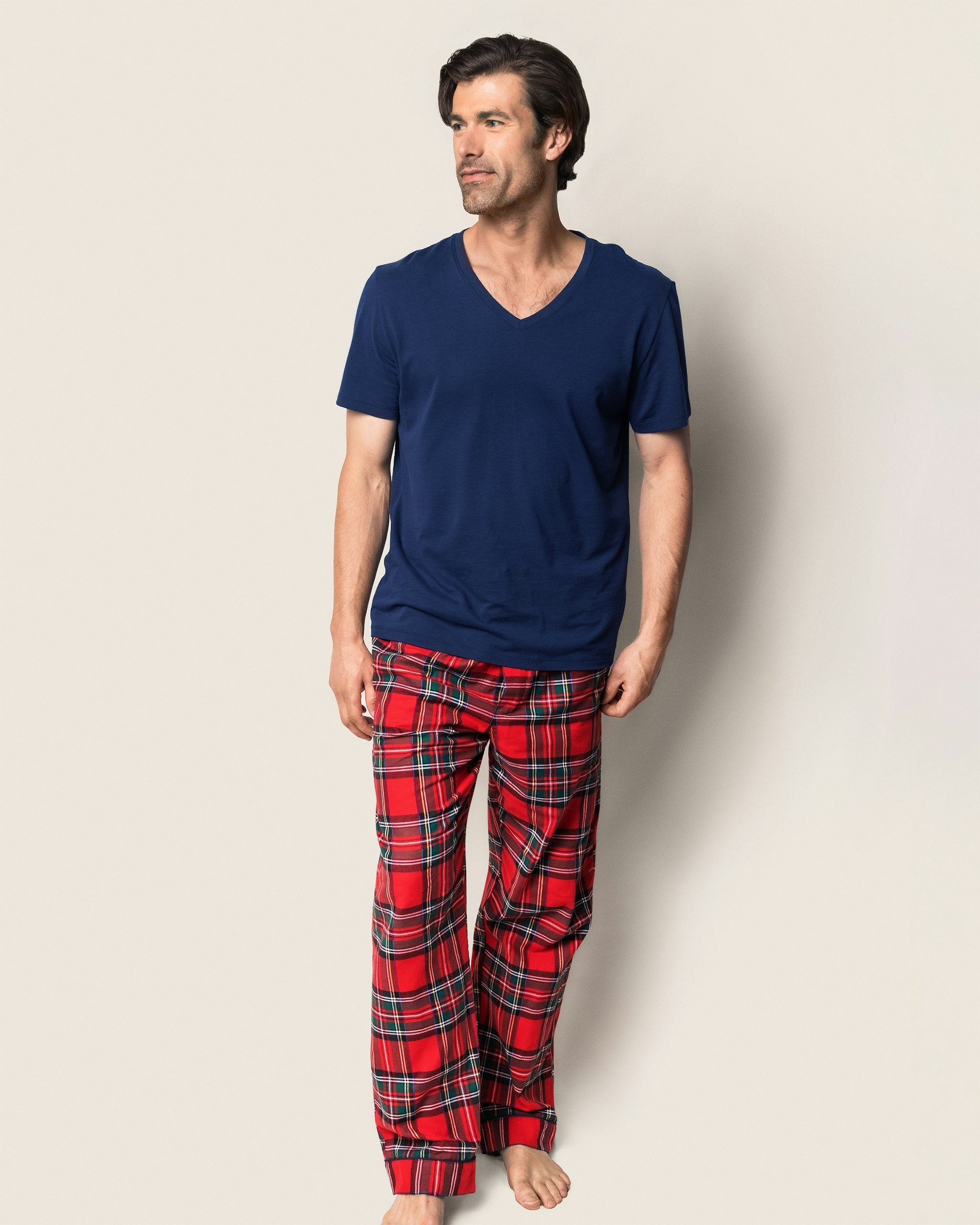 Men's Brushed Cotton Pajama Pant in Imperial Tartan in Imperial Tartan#Color_Imperial Tartan
