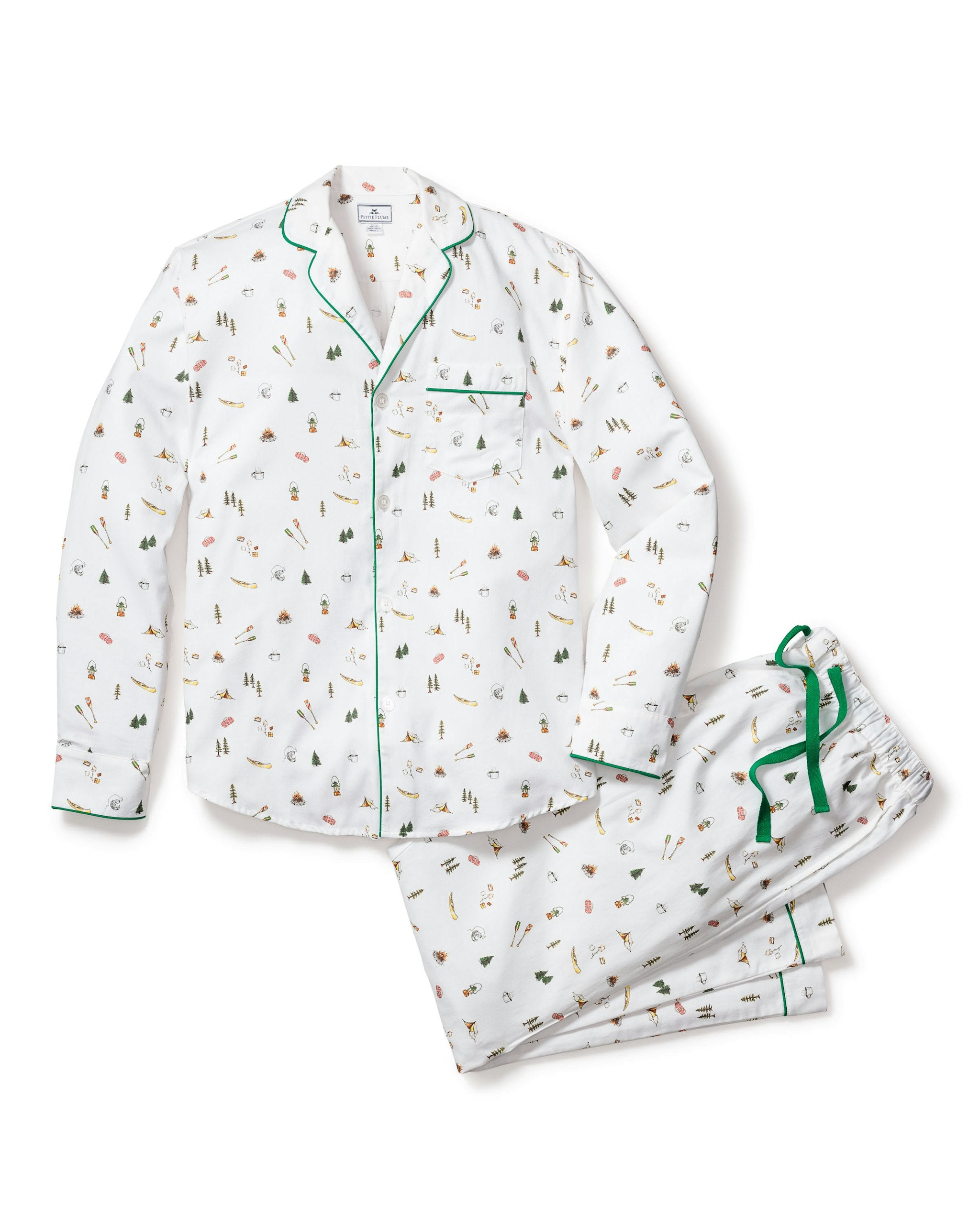 Men's Twill Pajama Set in Brixham Lobsters in The Great Outdoors#Color_The Great Outdoors