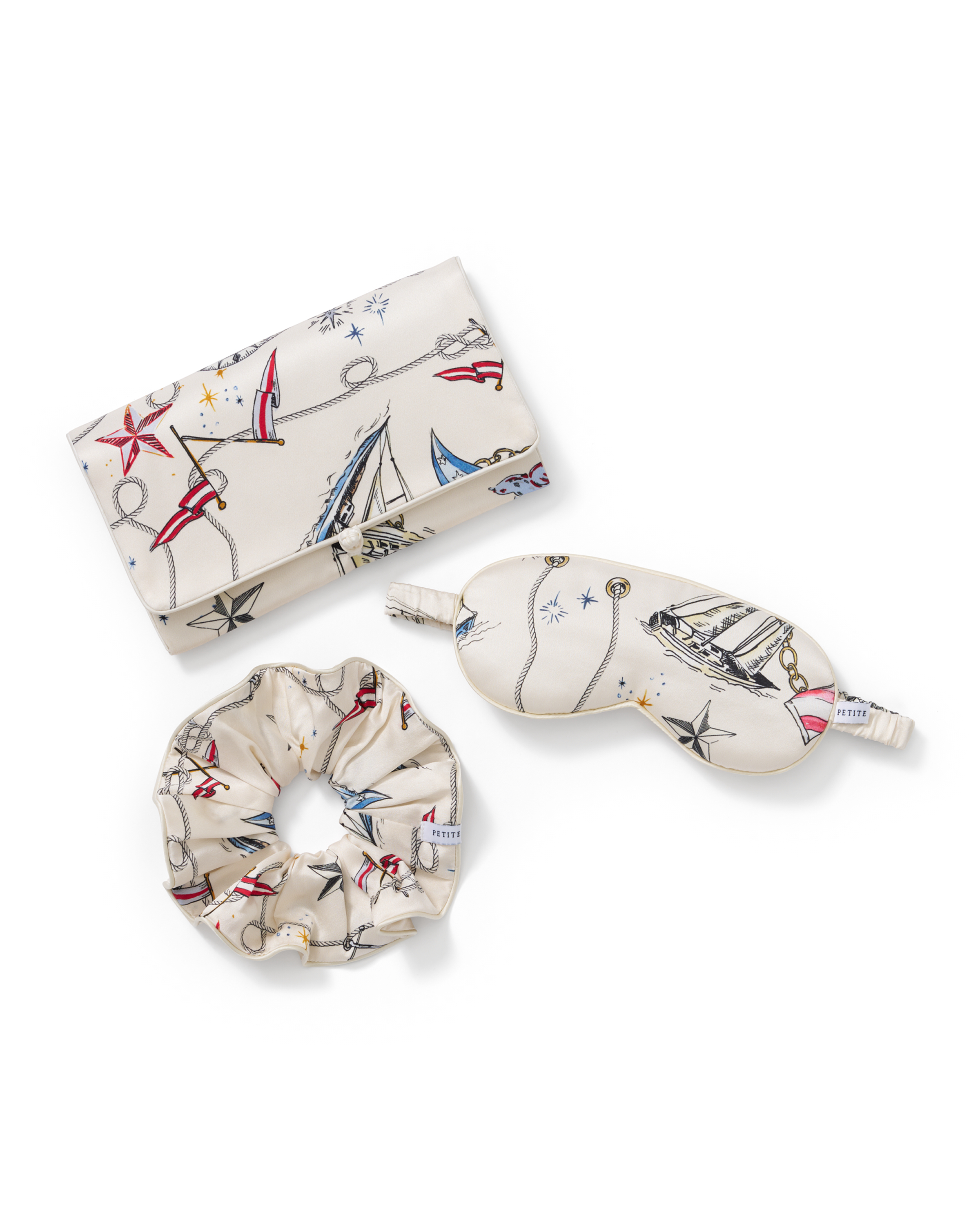 Silk Pochette in Regatta Royale