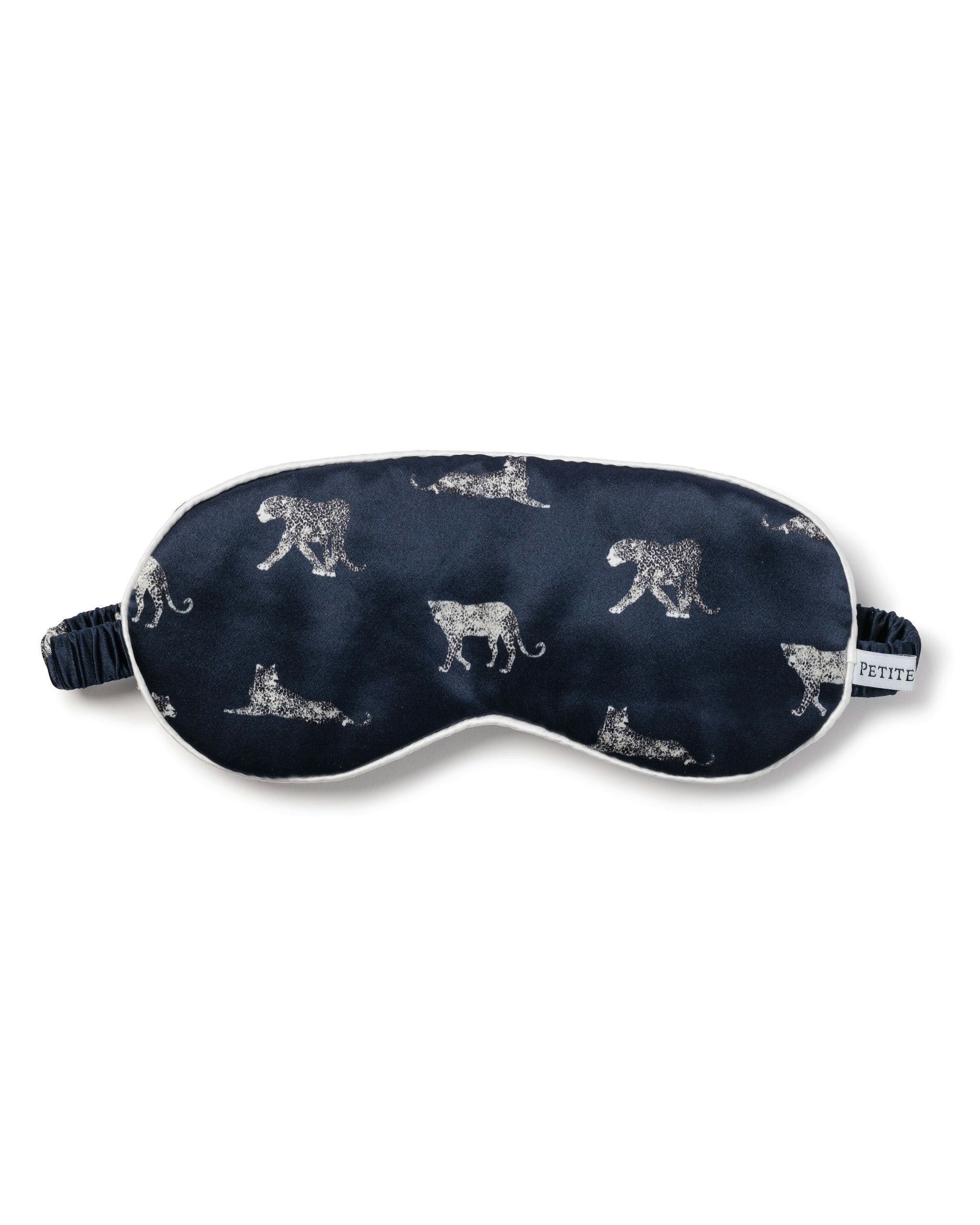 Adults Silk Sleep Mask in Panthere De Nuit in Panthère de Nuit#Color_Panthère de Nuit