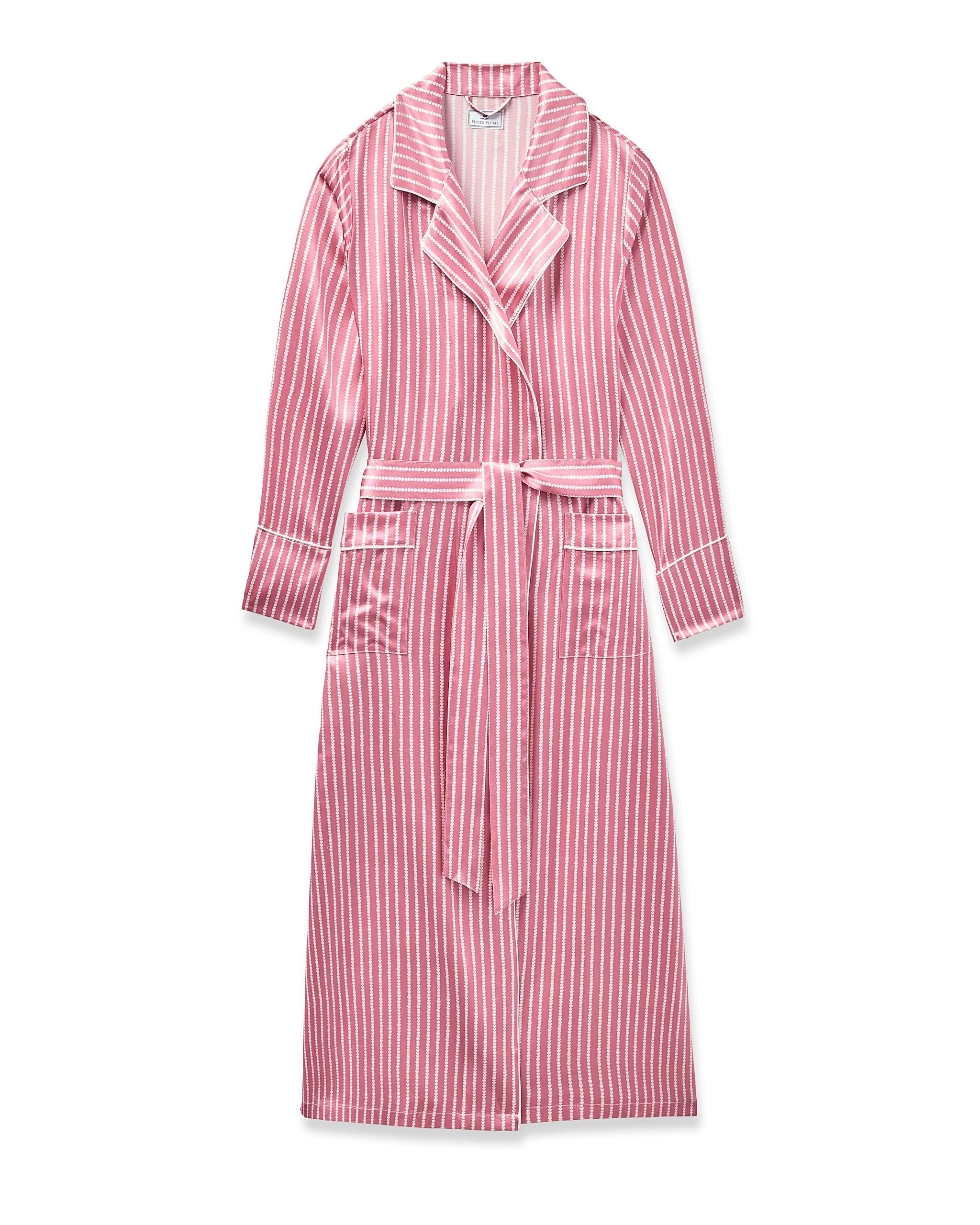 Women's Silk Robe in Love Lines in Love Lines#Color_Love Lines