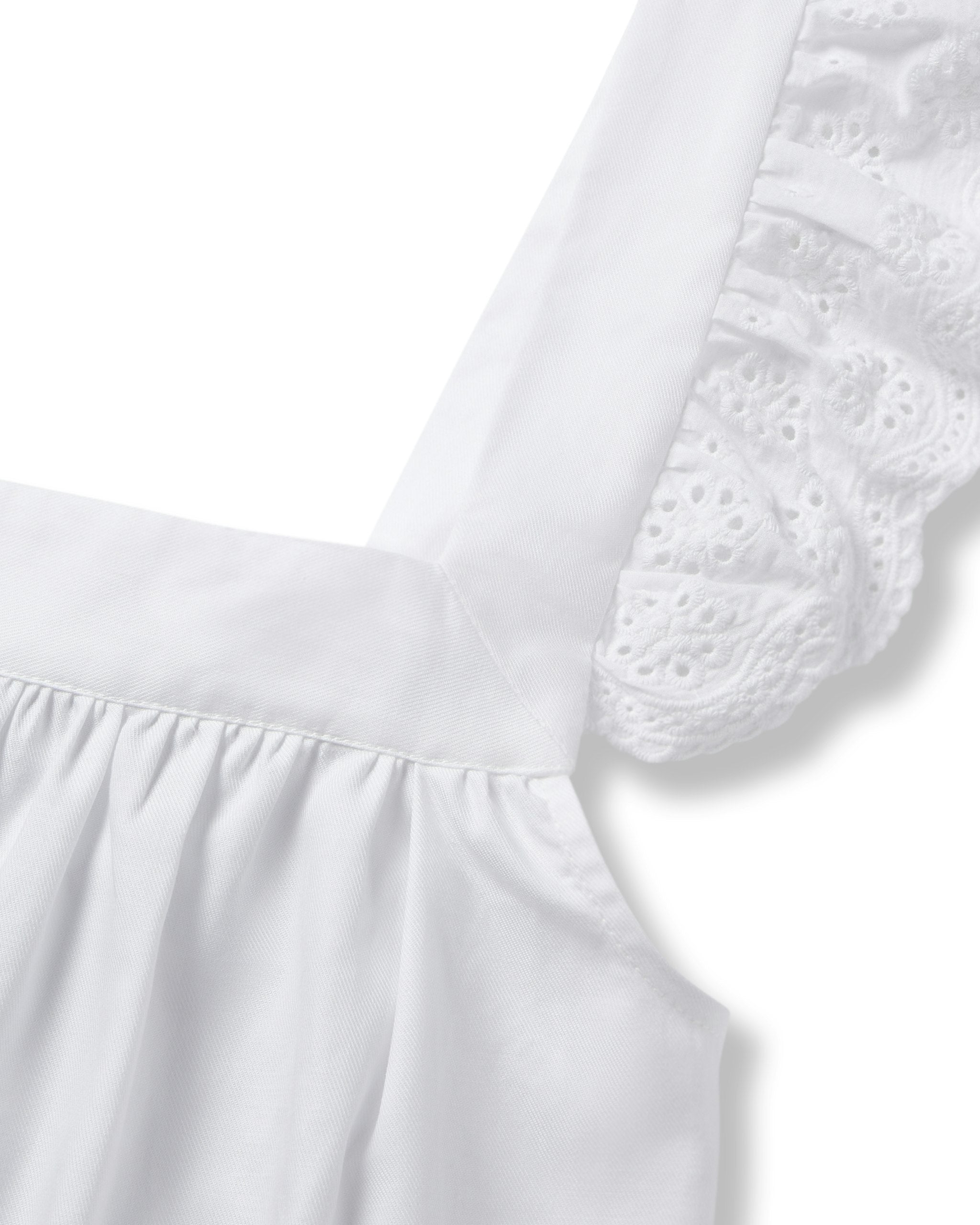 Women's Twill Clara Short Set in White in White#Colorway_White
