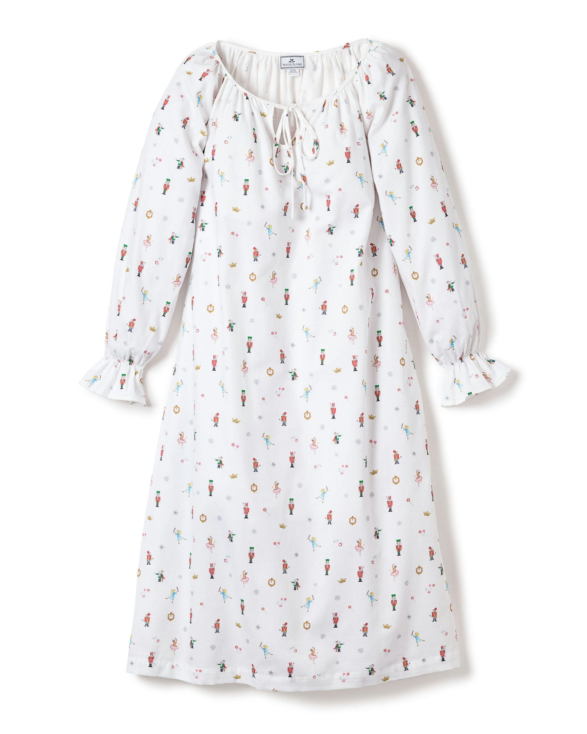 Women's Twill Delphine Nightgown in A Night at the Nutcracker in A Night at the Nutcracker#Color_A Night at the Nutcracker