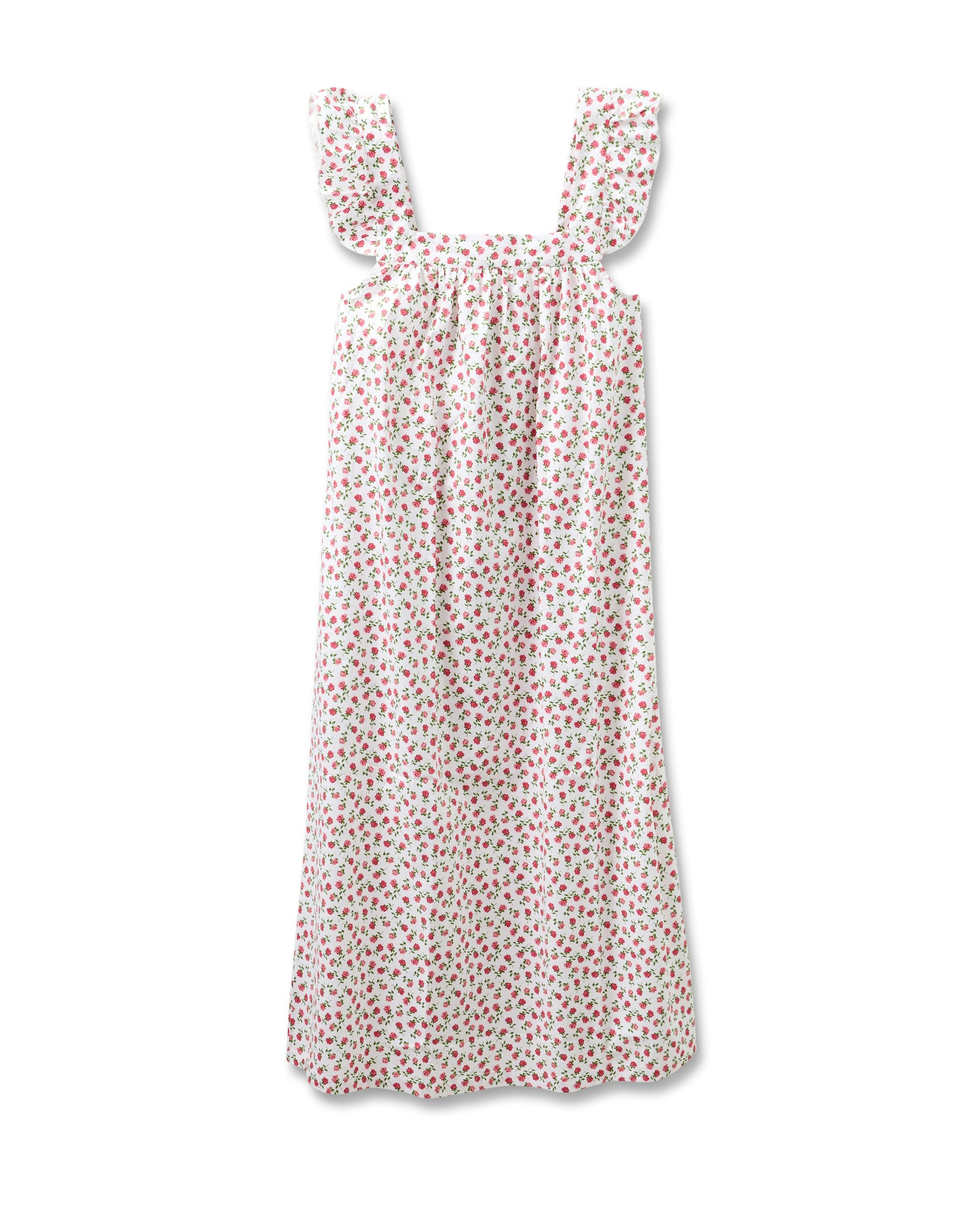 Women's Twill Clara Nightgown in Petite Petals in Petite Petals#Colorway_Petite Petals