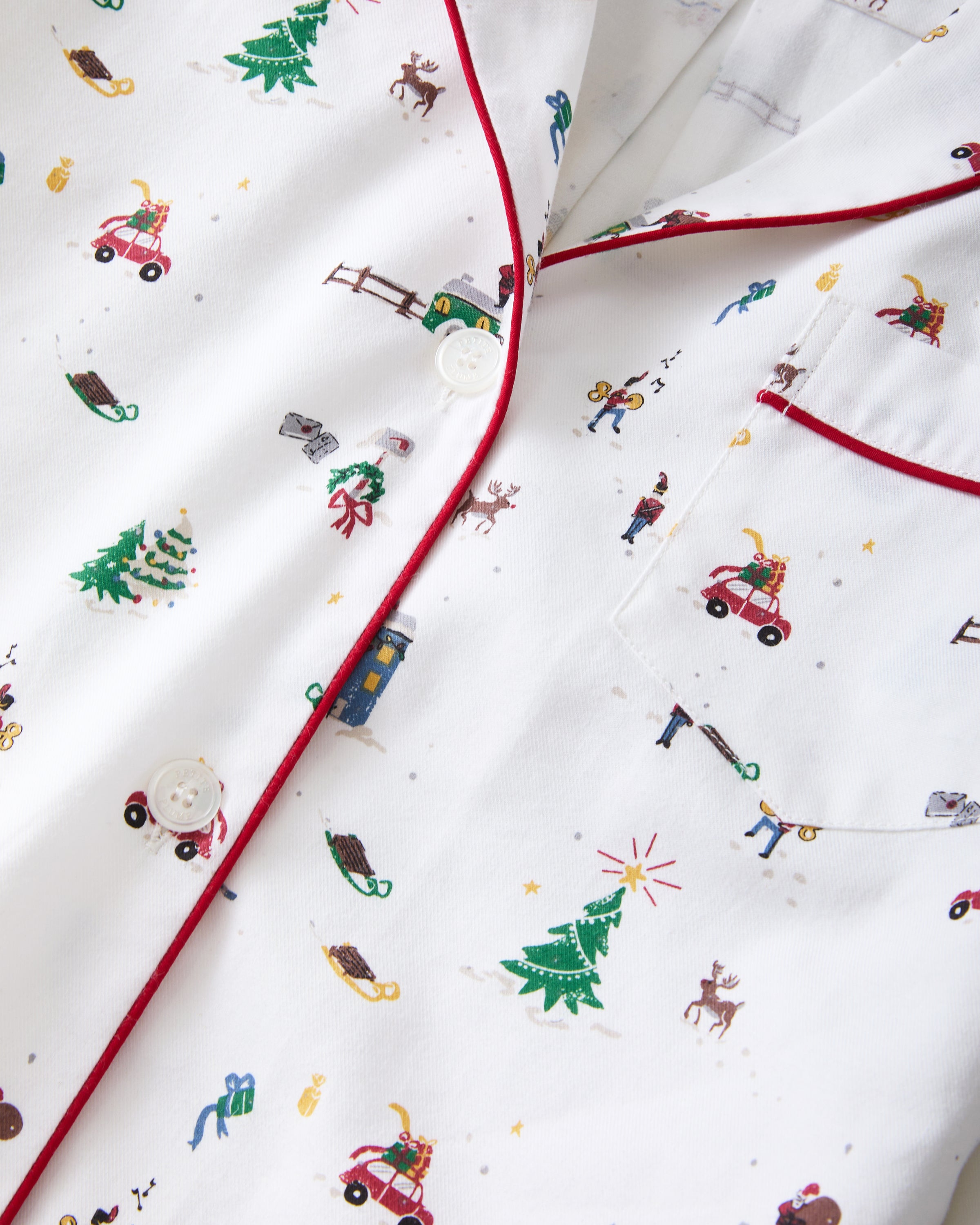 Women's Twill Nightshirt in Holiday Town