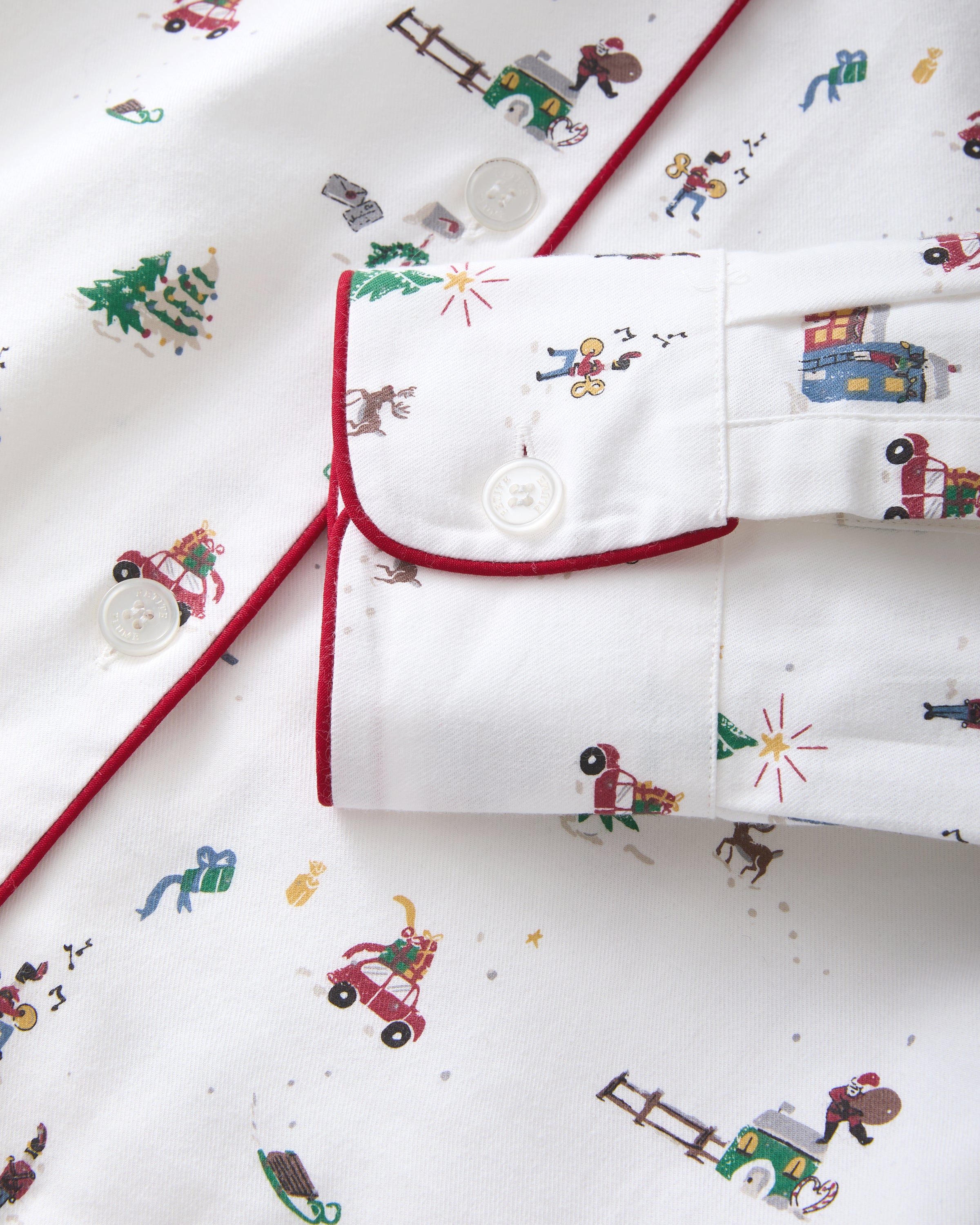 Women's Twill Nightshirt in Holiday Town