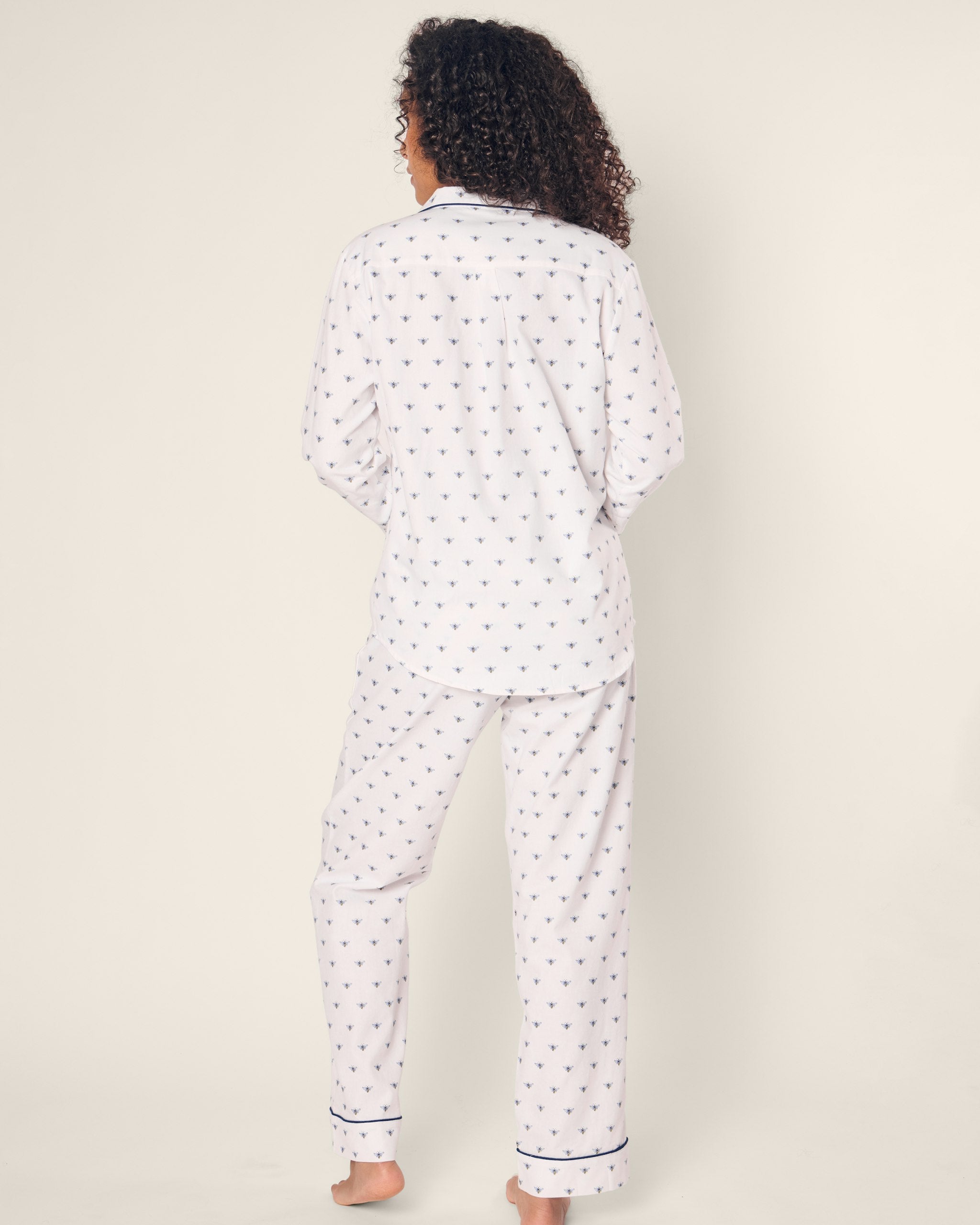 Women's Twill Pajama in Buzzing Bees in Buzzing Bees#Color_Buzzing Bees