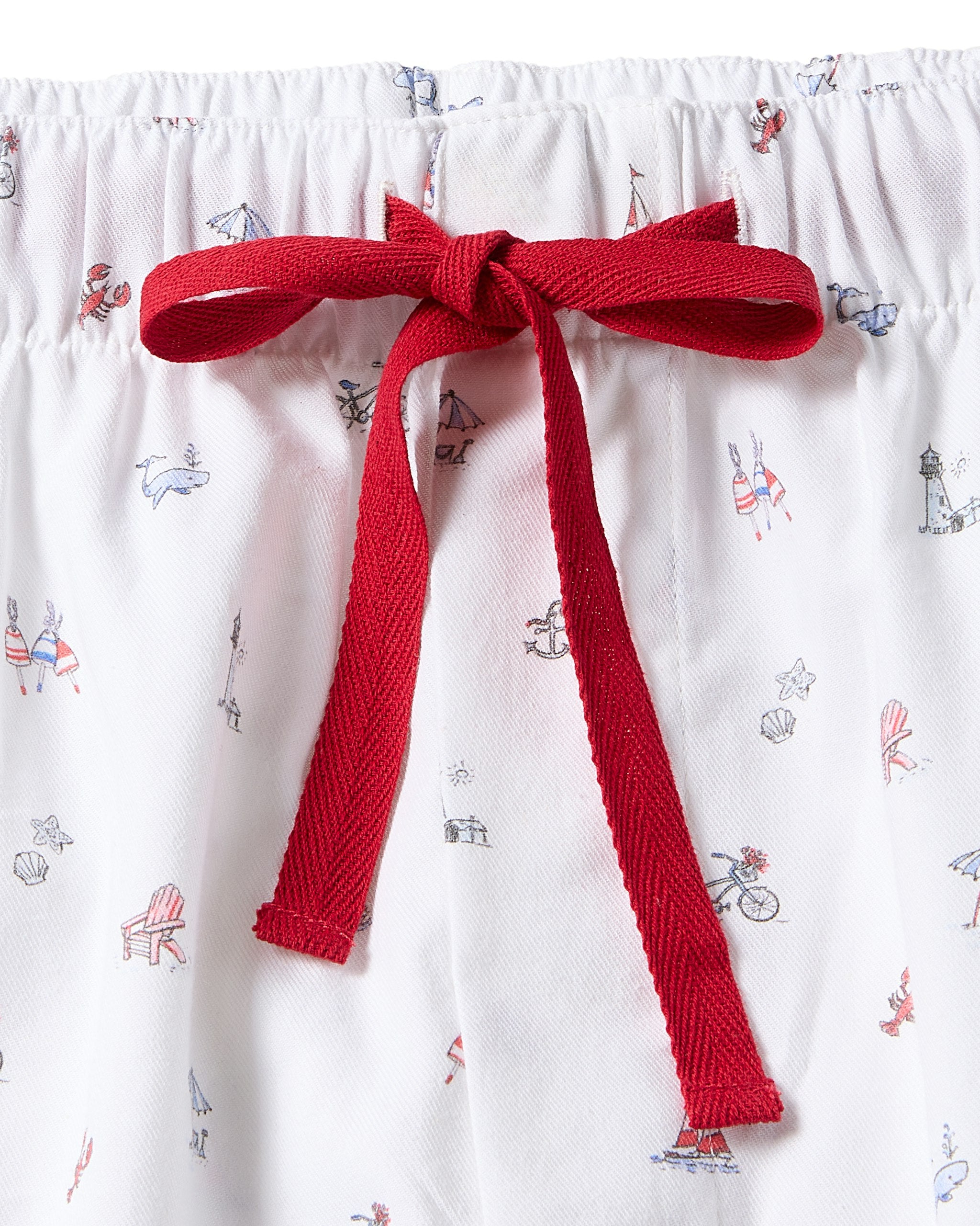Women's Twill Pajama Set in Bateau in Coastal Charms#Color_Coastal Charms