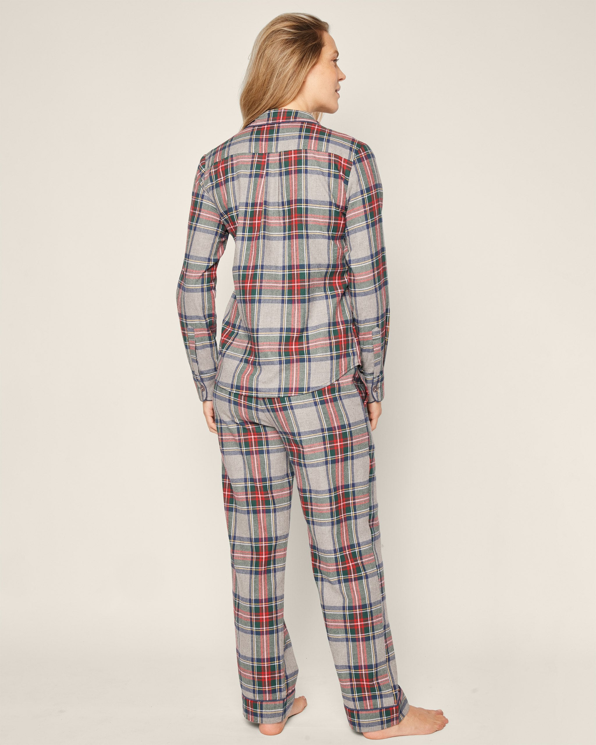 Women's Brushed Cotton Pajama Set in Westminster Tartan in Westminster Tartan#Color_Westminster Tartan