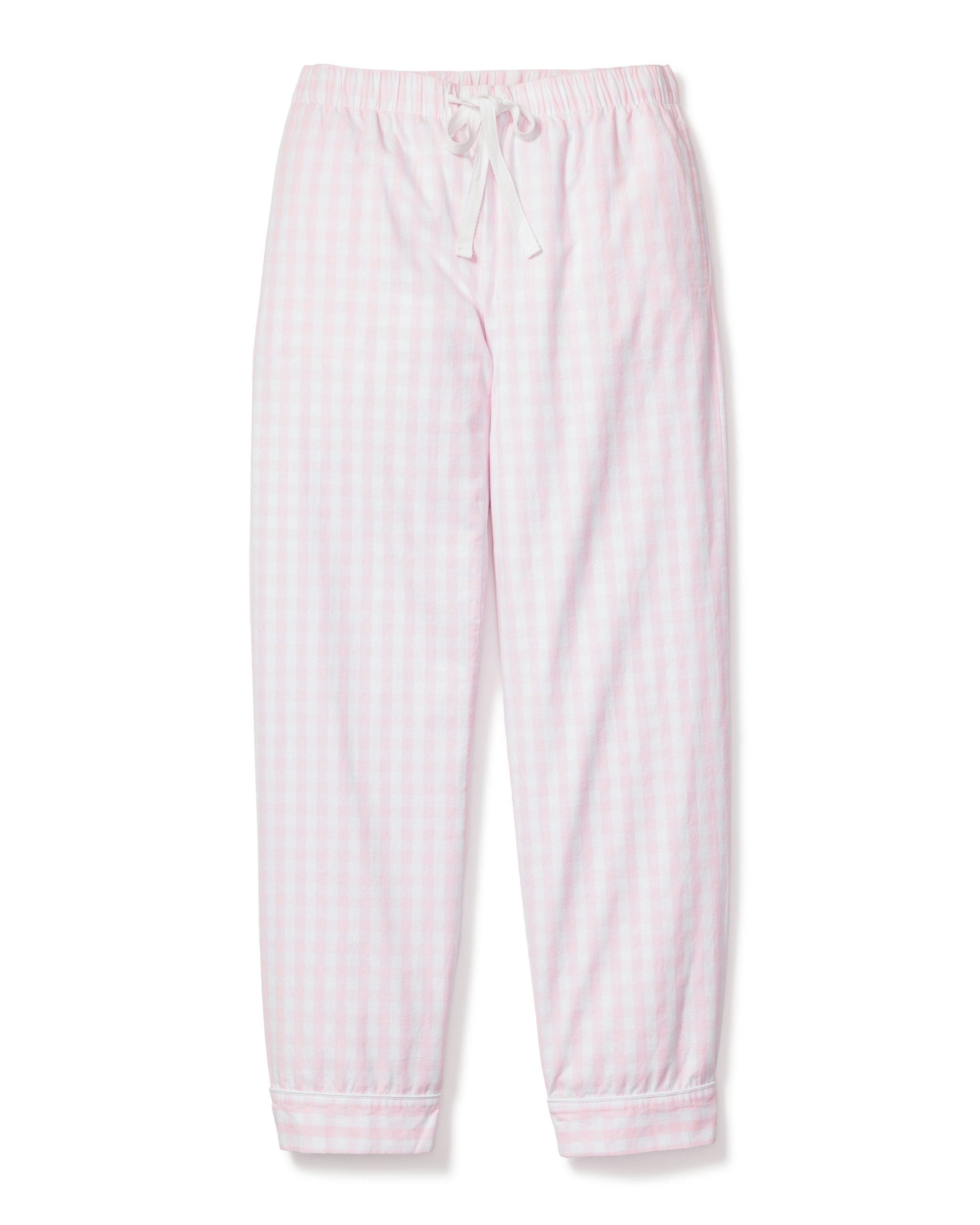 Women's Twill Pajama Pants in Pink Gingham in Pink Gingham#Colorway_Pink Gingham