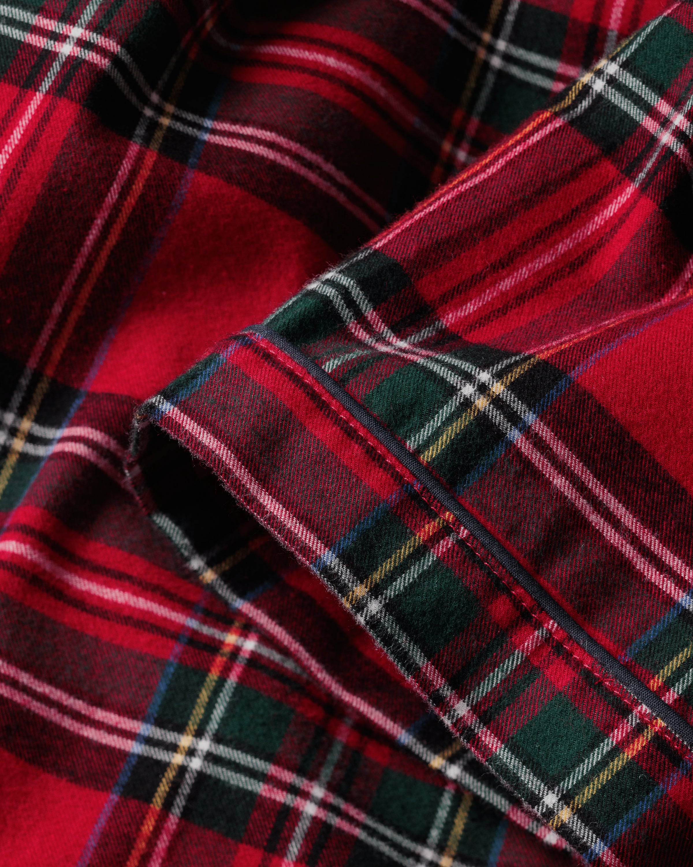 Women's Brushed Twill Short Sleeve Short Set in Imperial Tartan