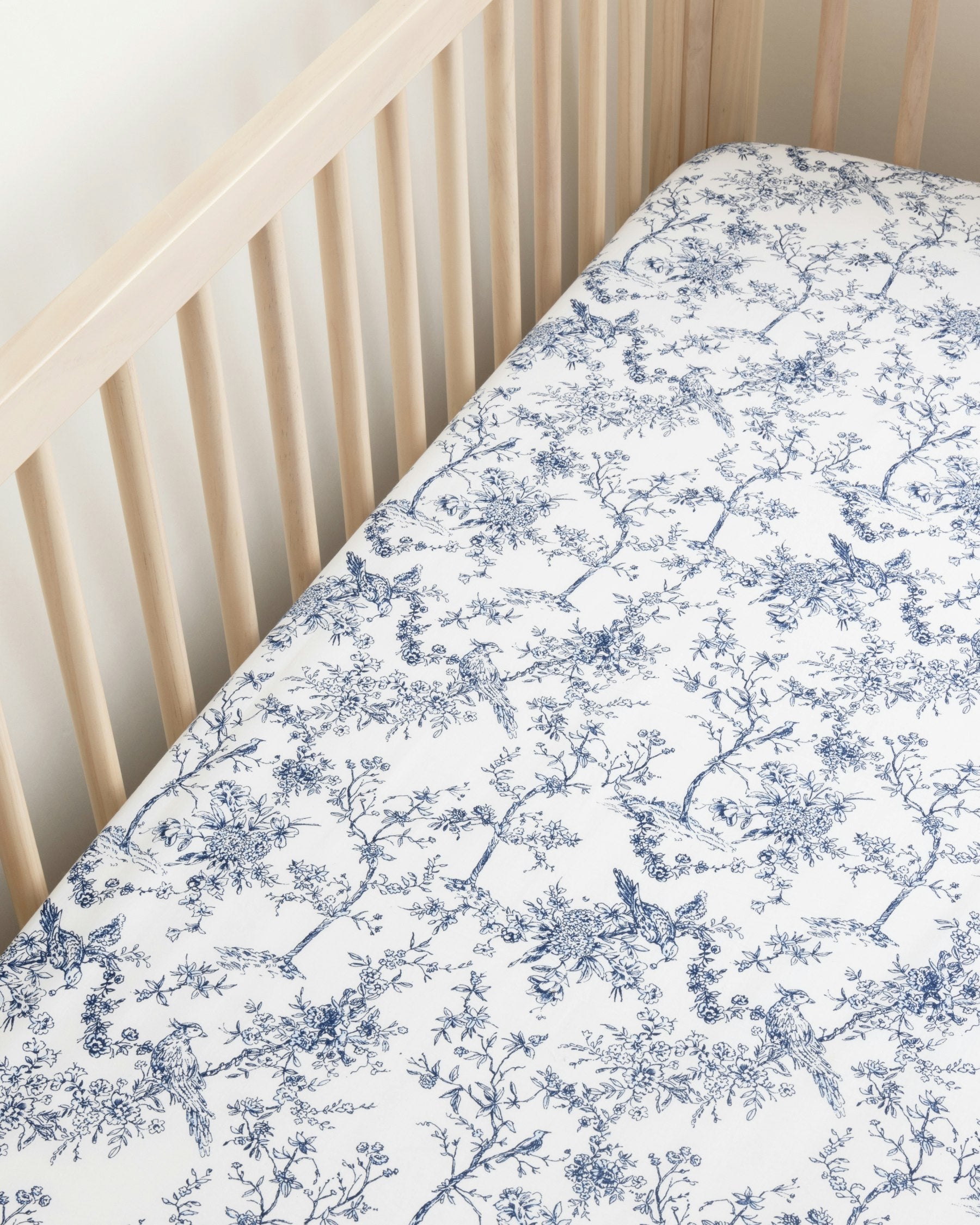 Luxe Premium Cotton Crib Sheet in Sweethearts in Timeless Toile#Color_Timeless Toile