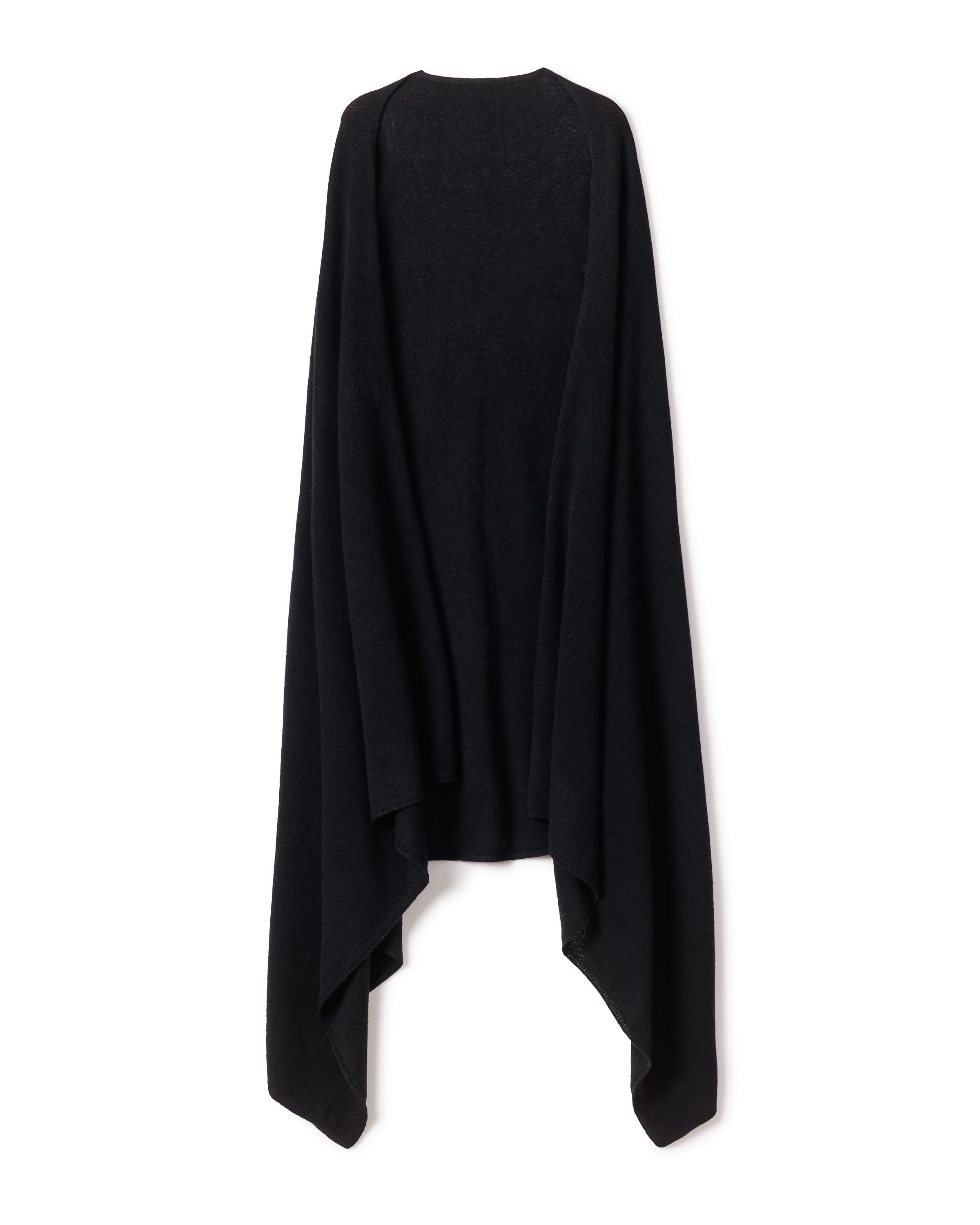 Women's Cashmere Wrap in Black#Color_Black