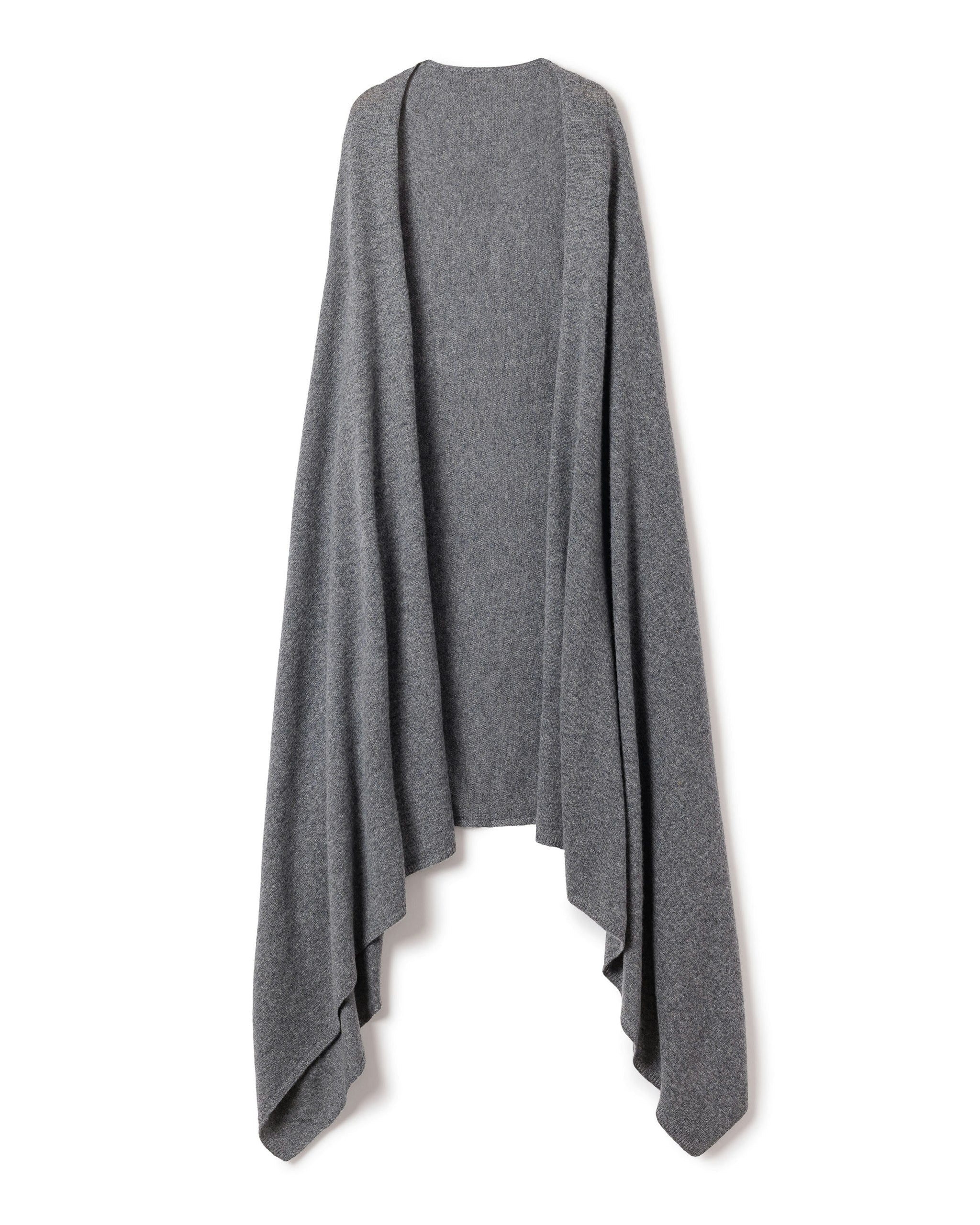 Women's Cashmere Wrap in Dark Heather Grey in Dark Heather Grey#Color_Dark Heather Grey