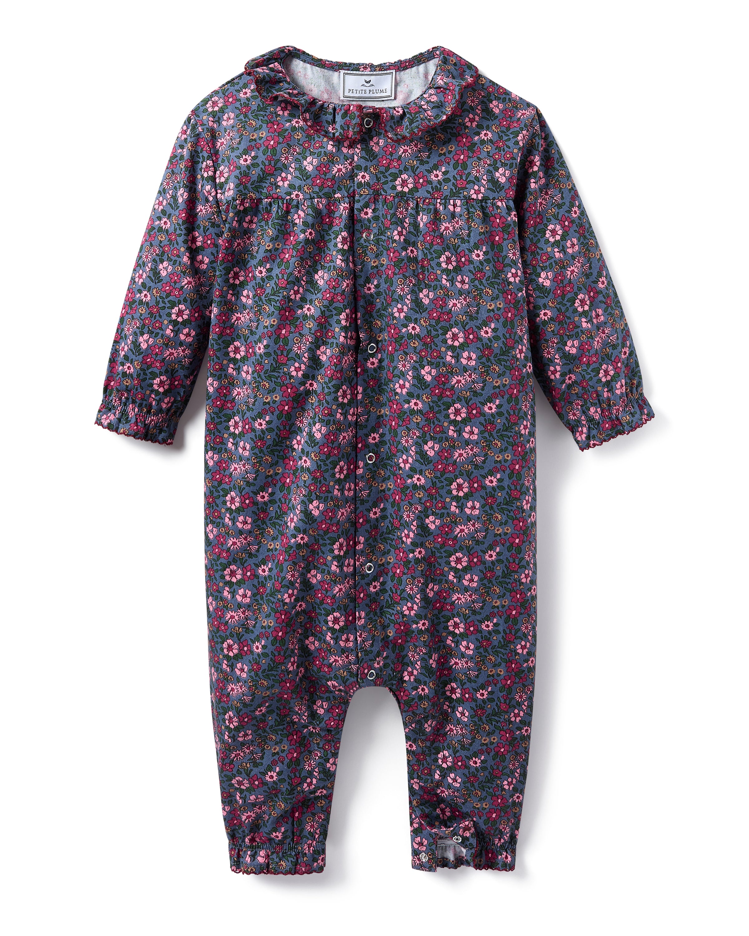 Baby's Twill Madeline Romper in Fleurs de Saison