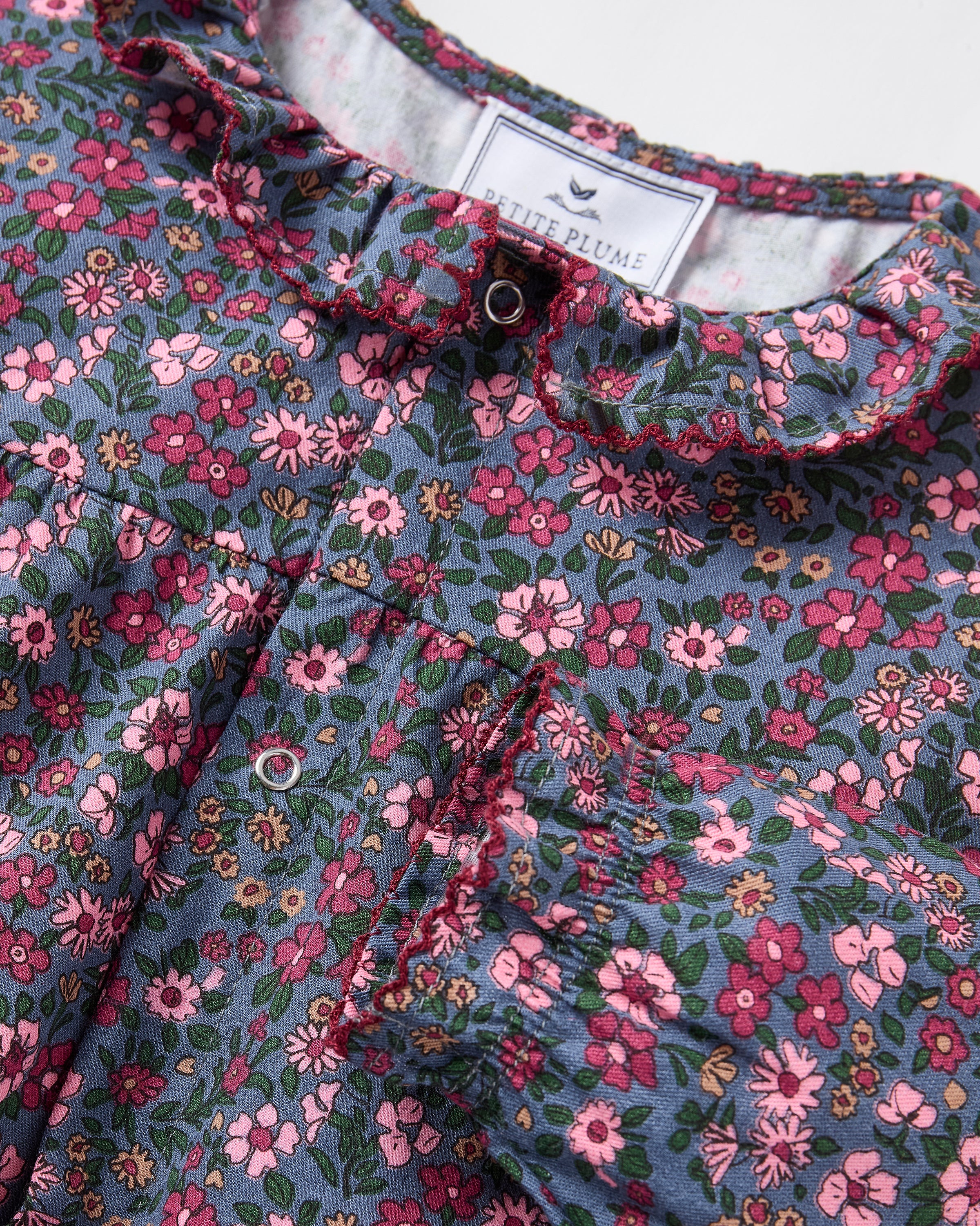 Baby's Twill Madeline Romper in Fleurs de Saison