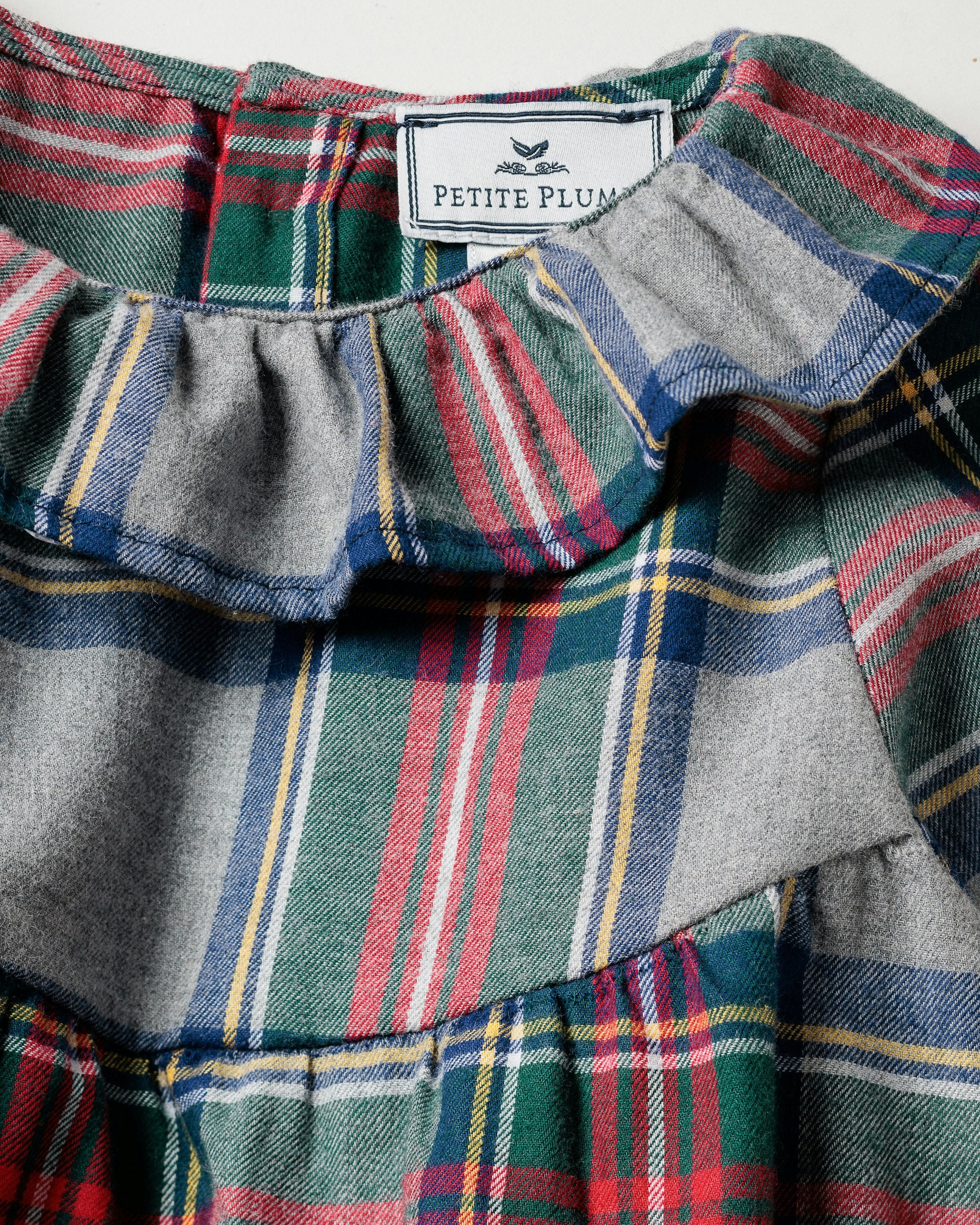 Girl's Brushed Cotton Scarlett Nightgown in Westminster Tartan in Westminster Tartan#Color_Westminster Tartan