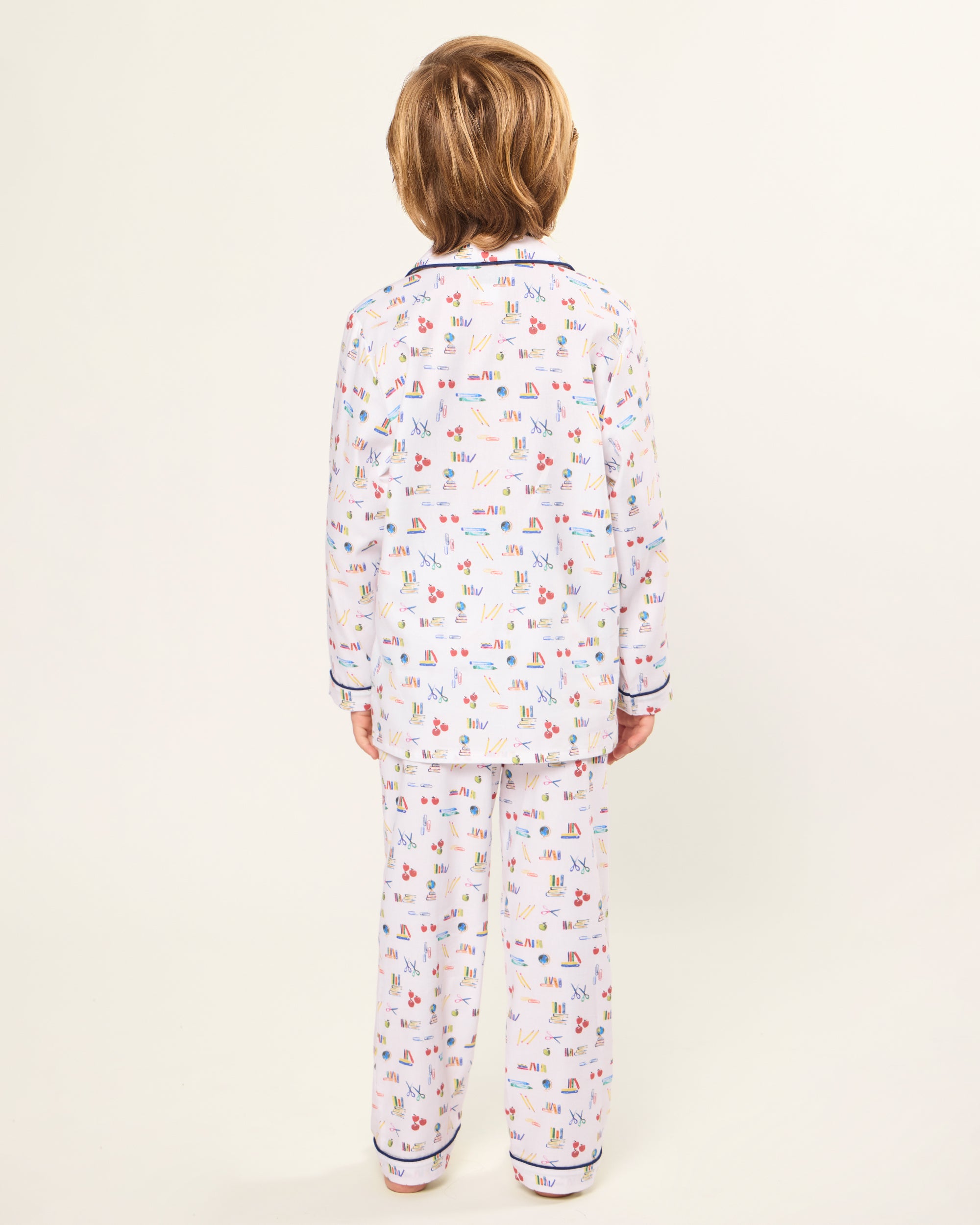 Kid's Twill Pajama Set in Literary Lessons