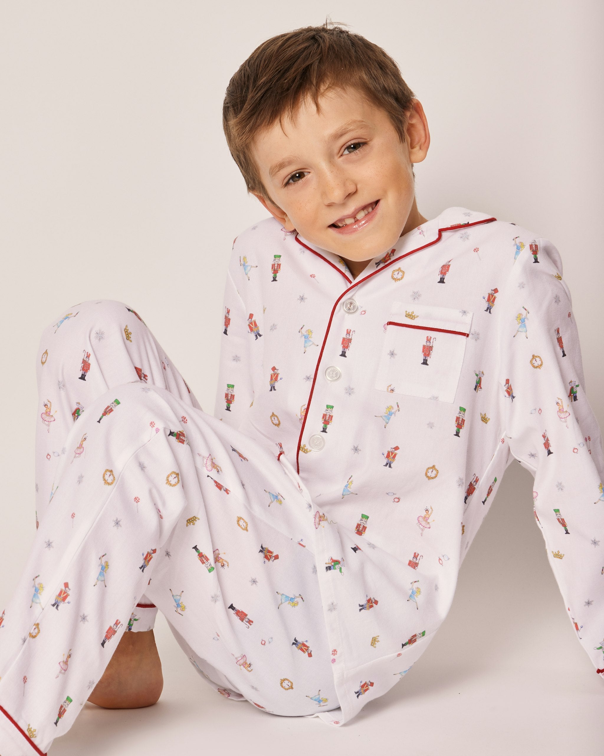 Kid's Twill Pajama Set in A Night at the Nutcracker in A Night at the Nutcracker#Color_A Night at the Nutcracker