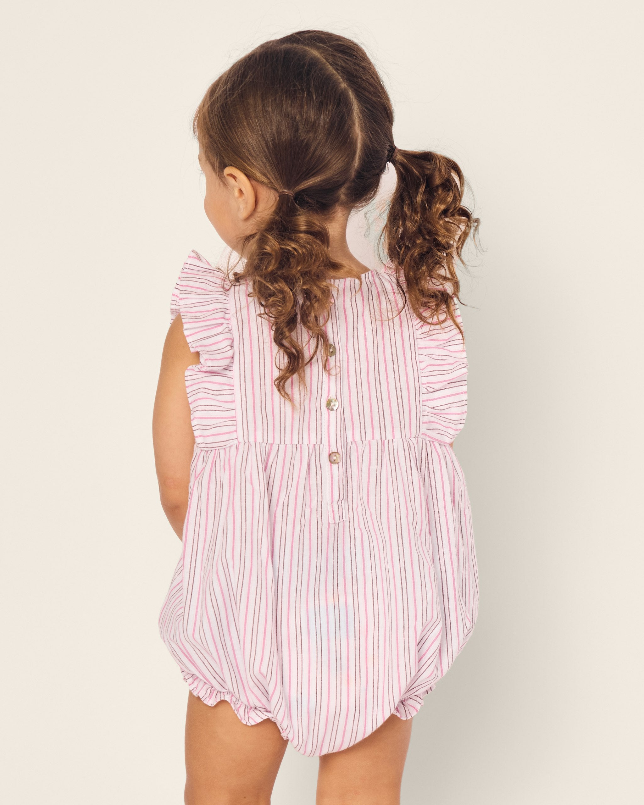 Baby's Twill Ruffled Romper in Blush Boulevard in Blush Boulevard#Color_Blush Boulevard