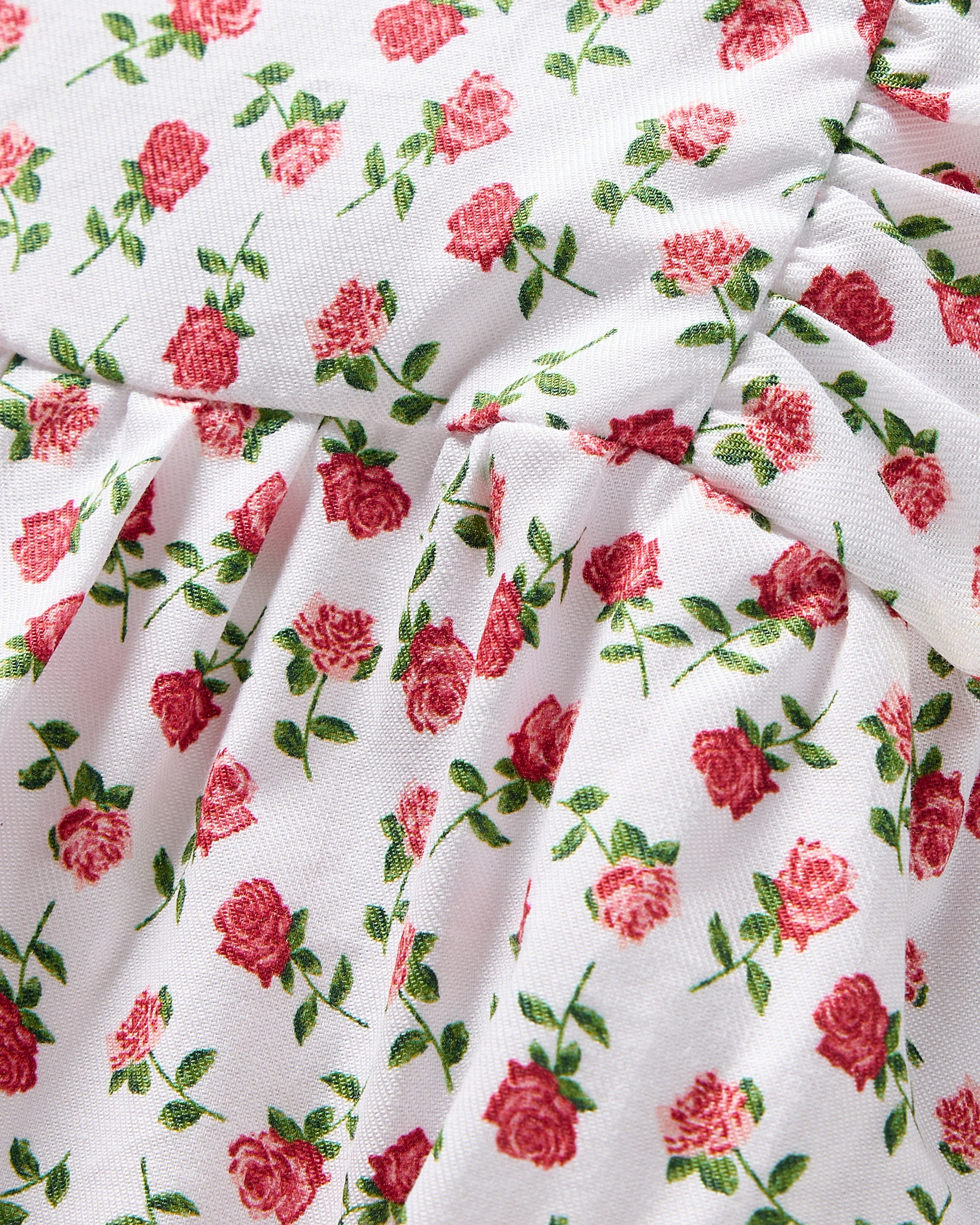 Baby's Twill Ruffled Romper in Blush Boulevard in Petite Petals#Color_Petite Petals