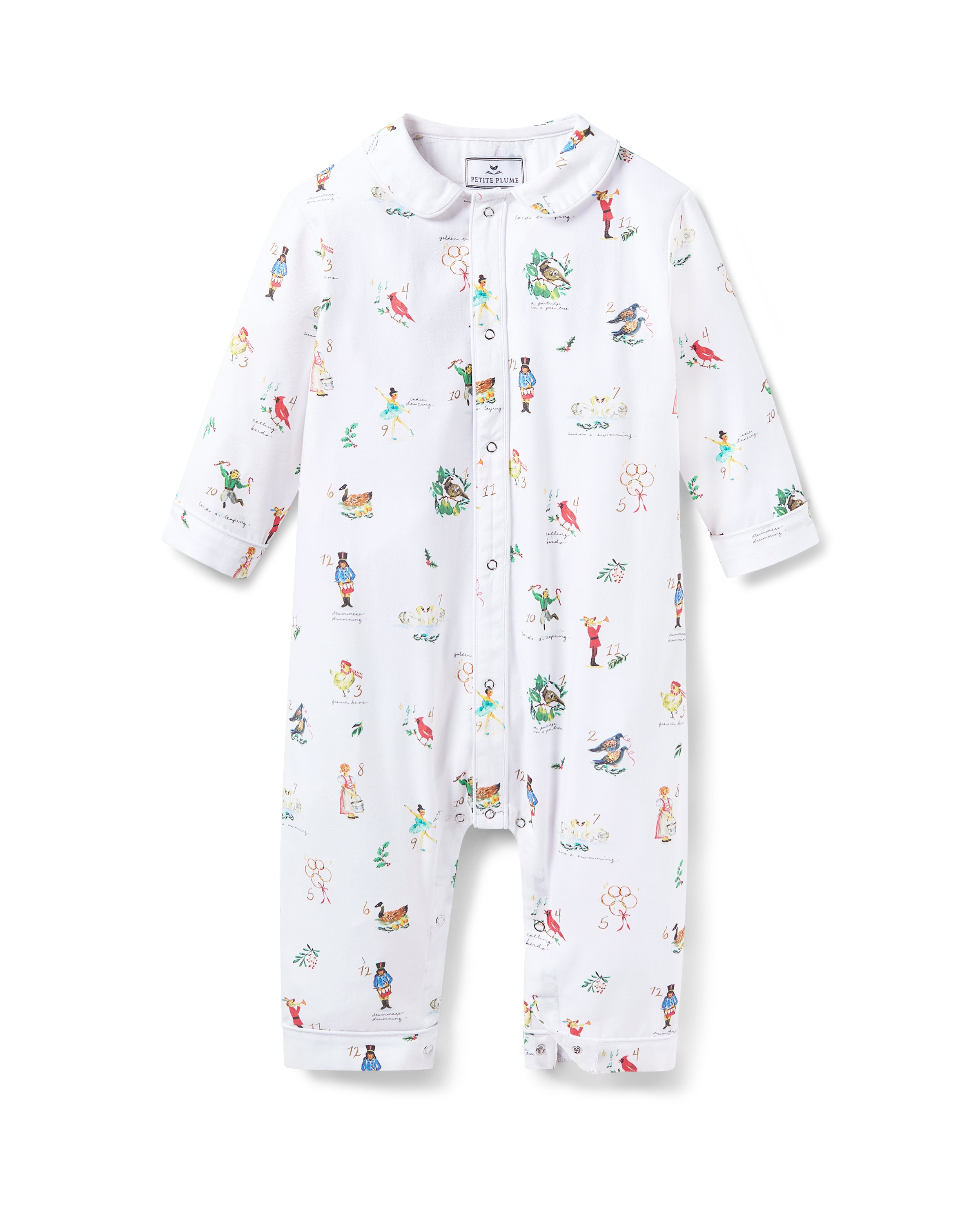 Baby's Twill Cambridge Romper in 12 Days of Christmas