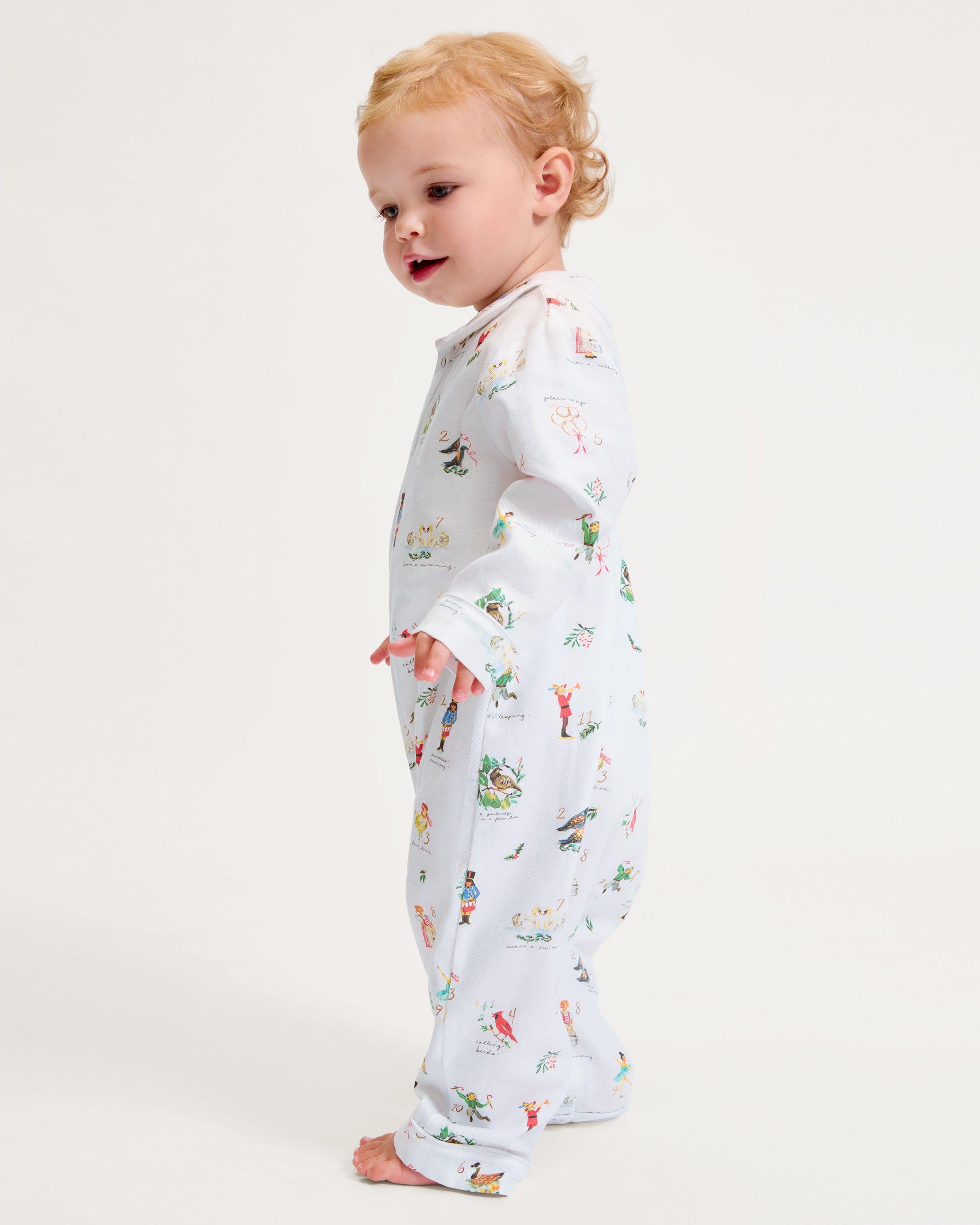 Baby's Twill Cambridge Romper in 12 Days of Christmas