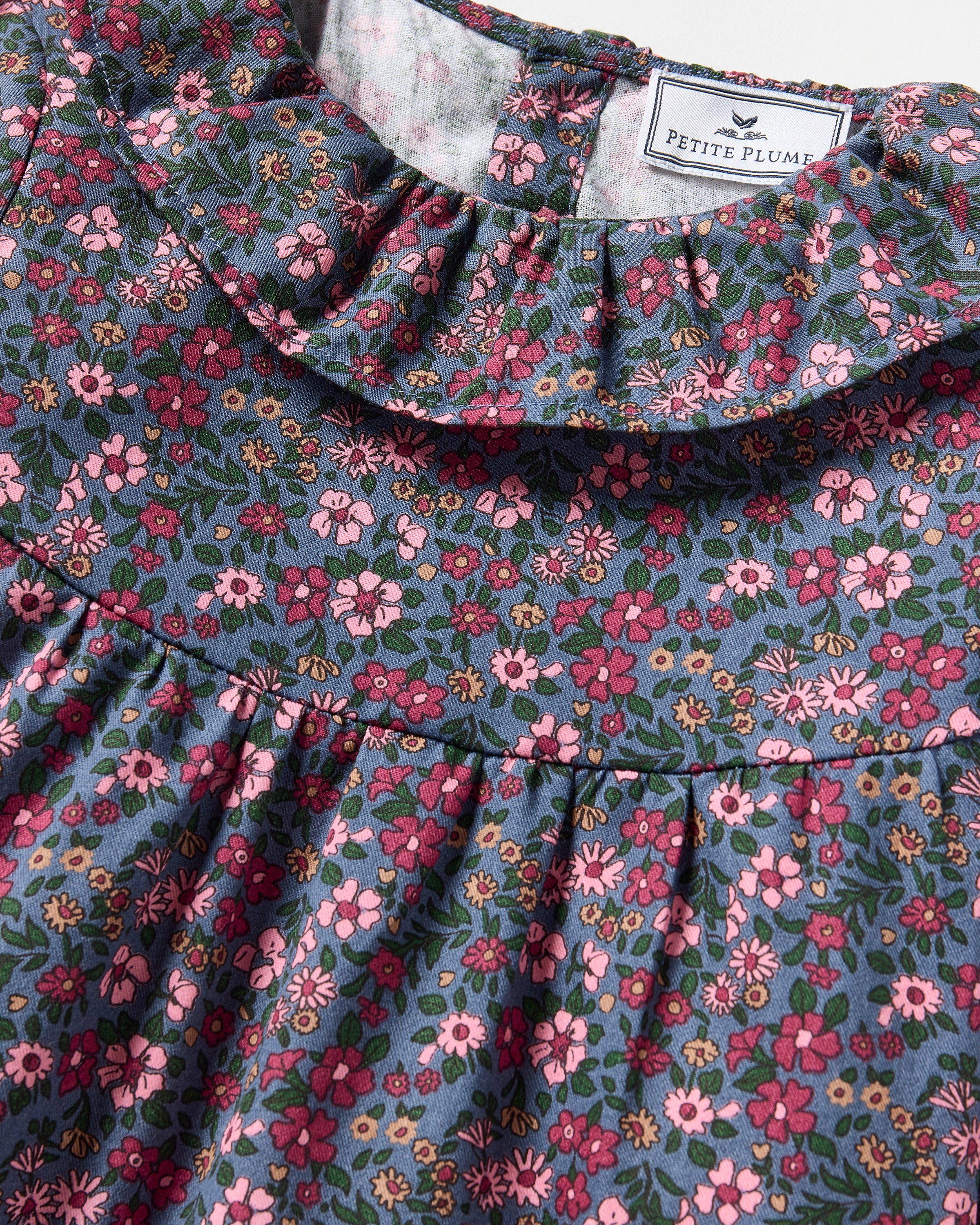 Kid's Twill Scarlett Nightgown in Fleurs de Saison