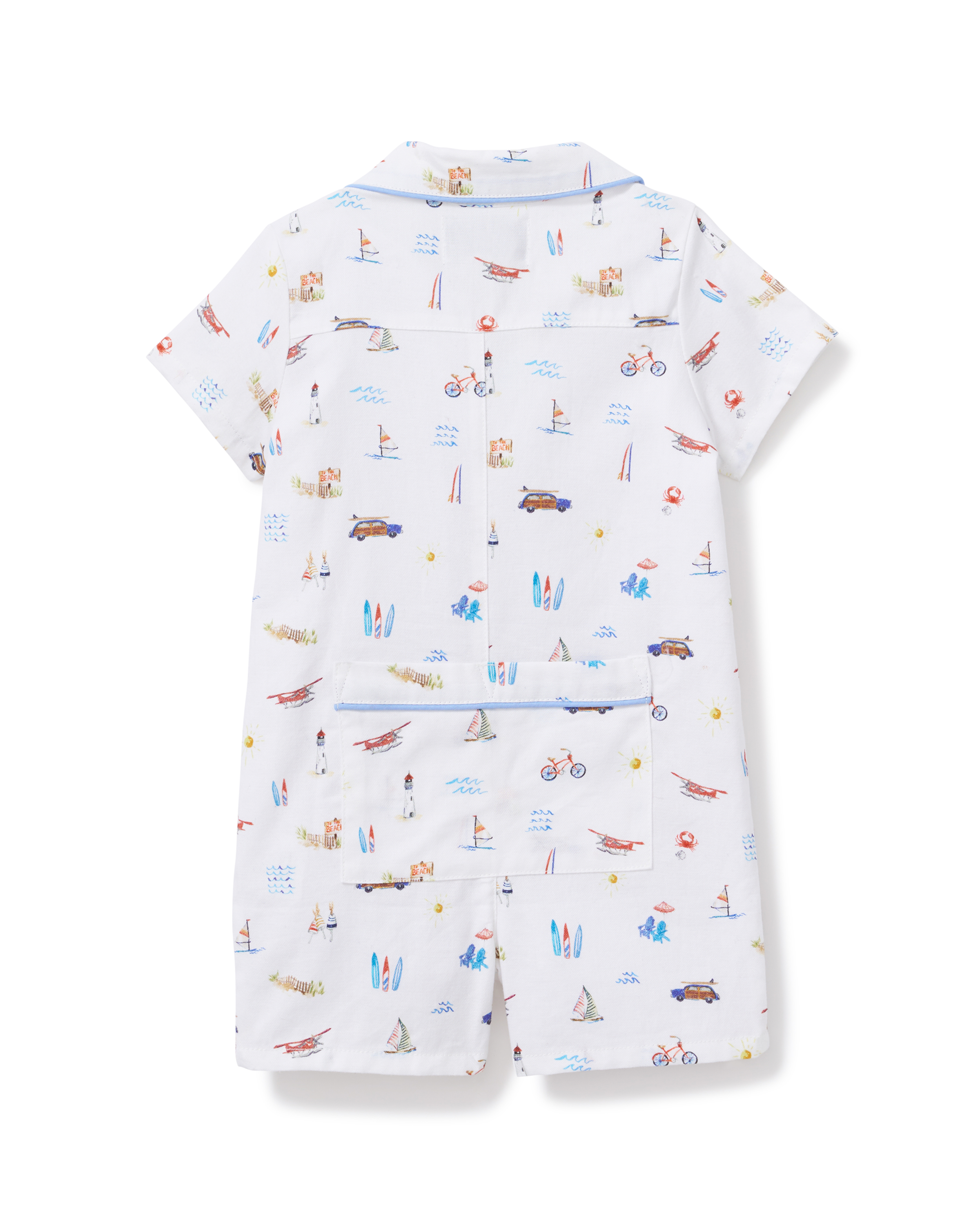 Baby's Twill Summer Romper in Summer Nostalgia