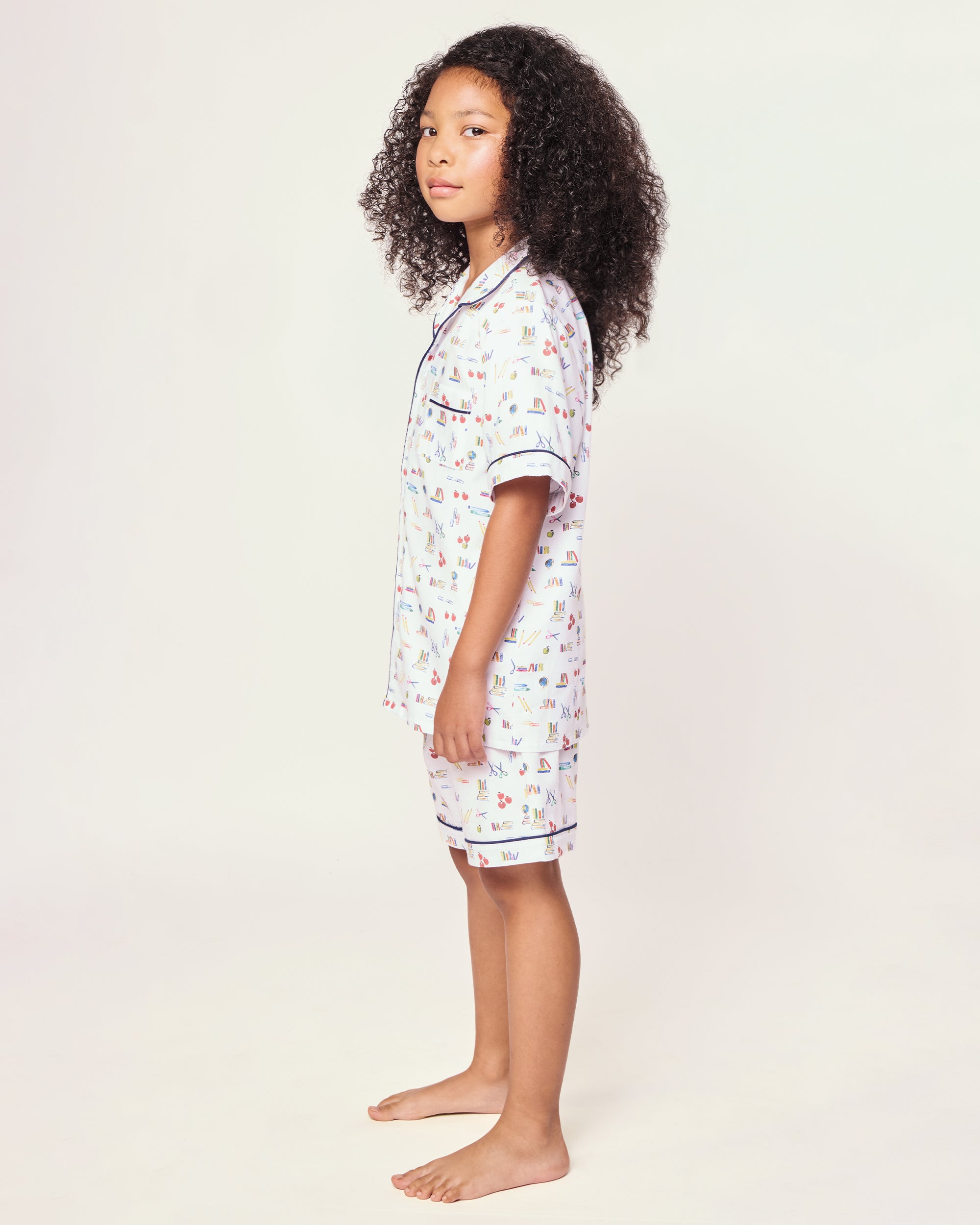 Kid's Twill Short Set in Literary Lessons
