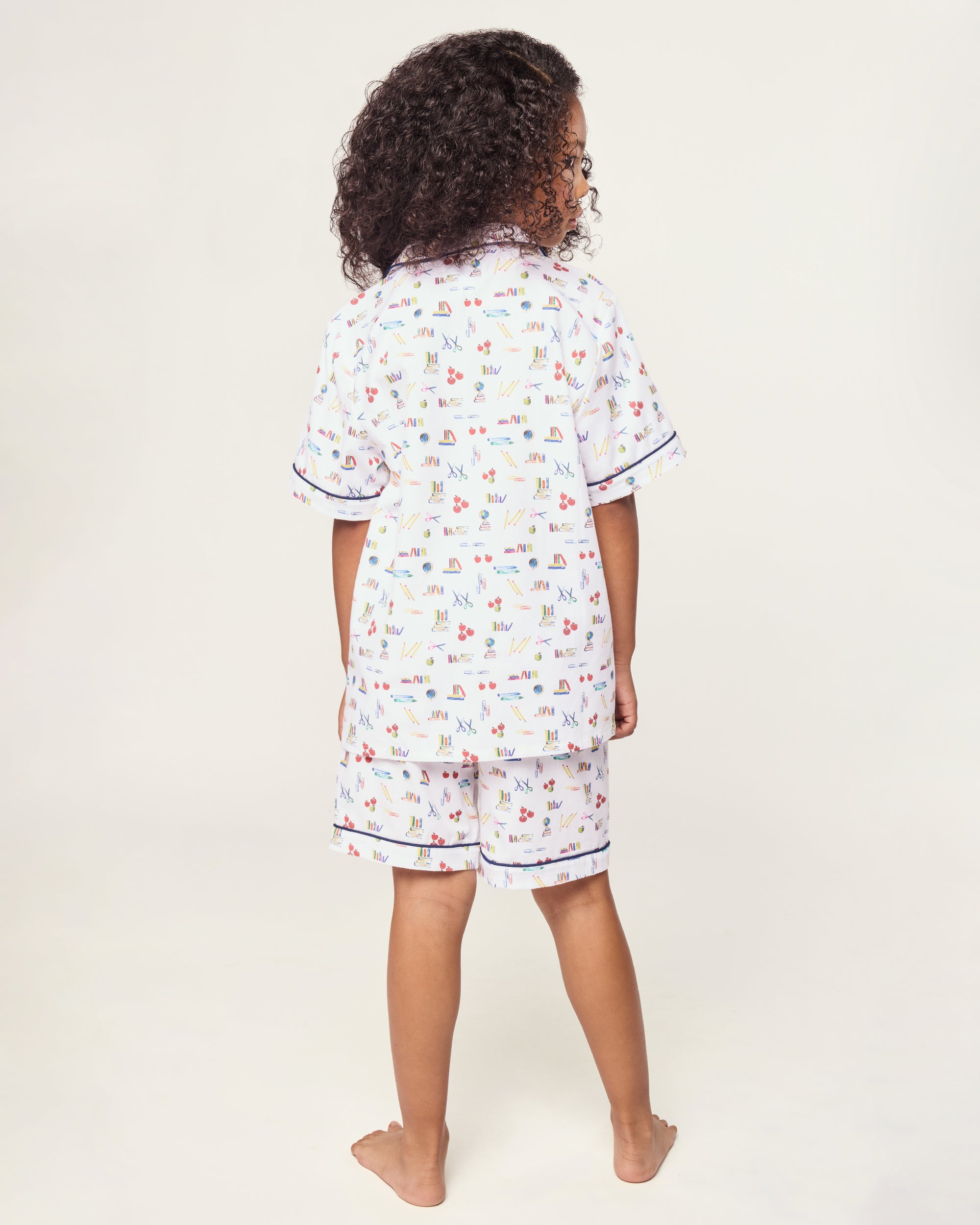 Kid's Twill Short Set in Literary Lessons