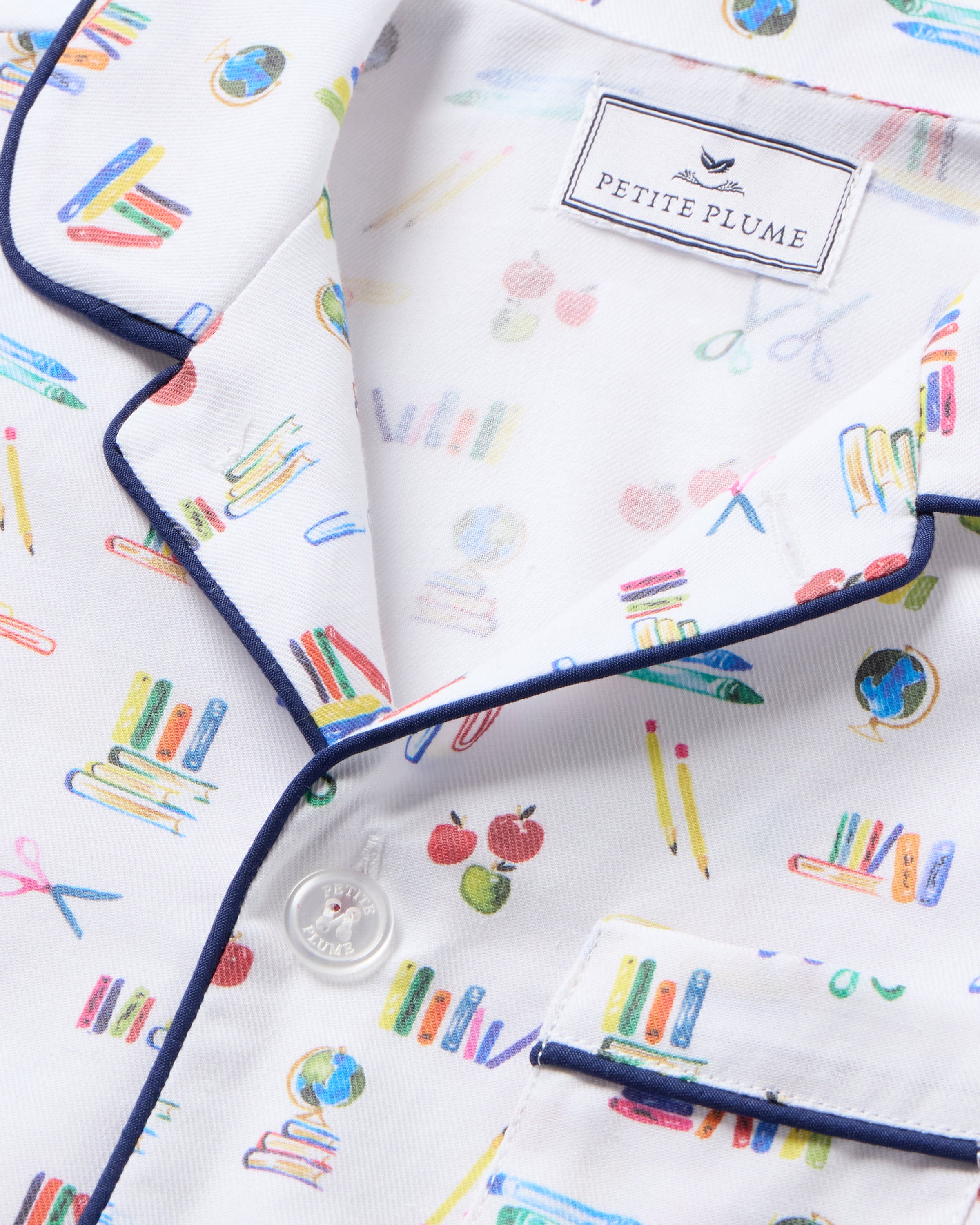 Kid's Twill Short Set in Literary Lessons