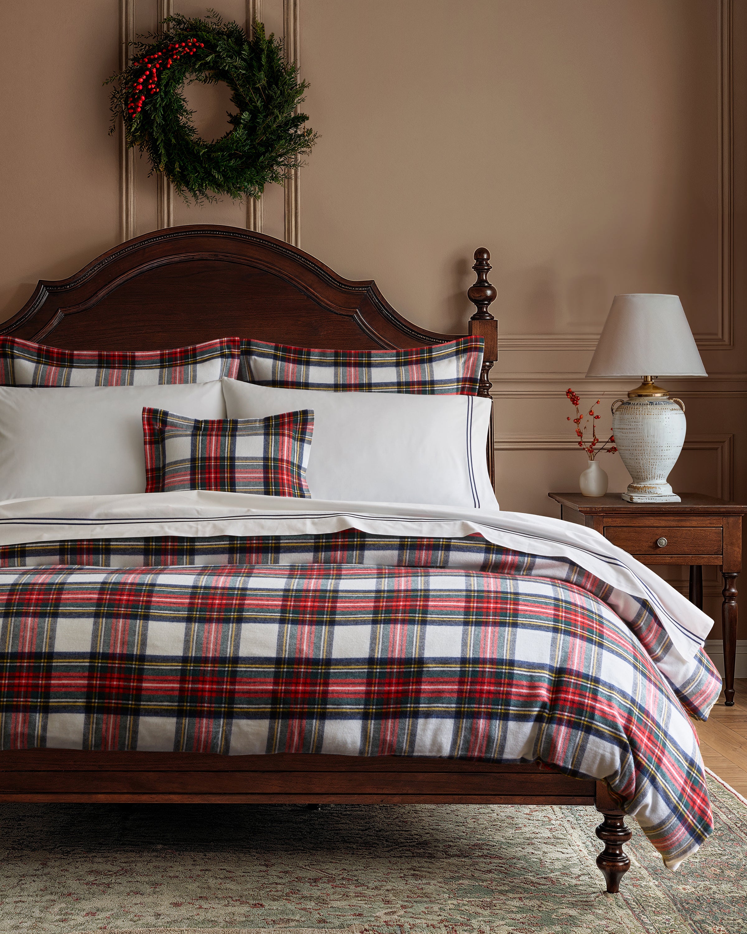 Flannel Duvet Set in Windsor Tartan in Windsor Tartan#Color_Windsor Tartan