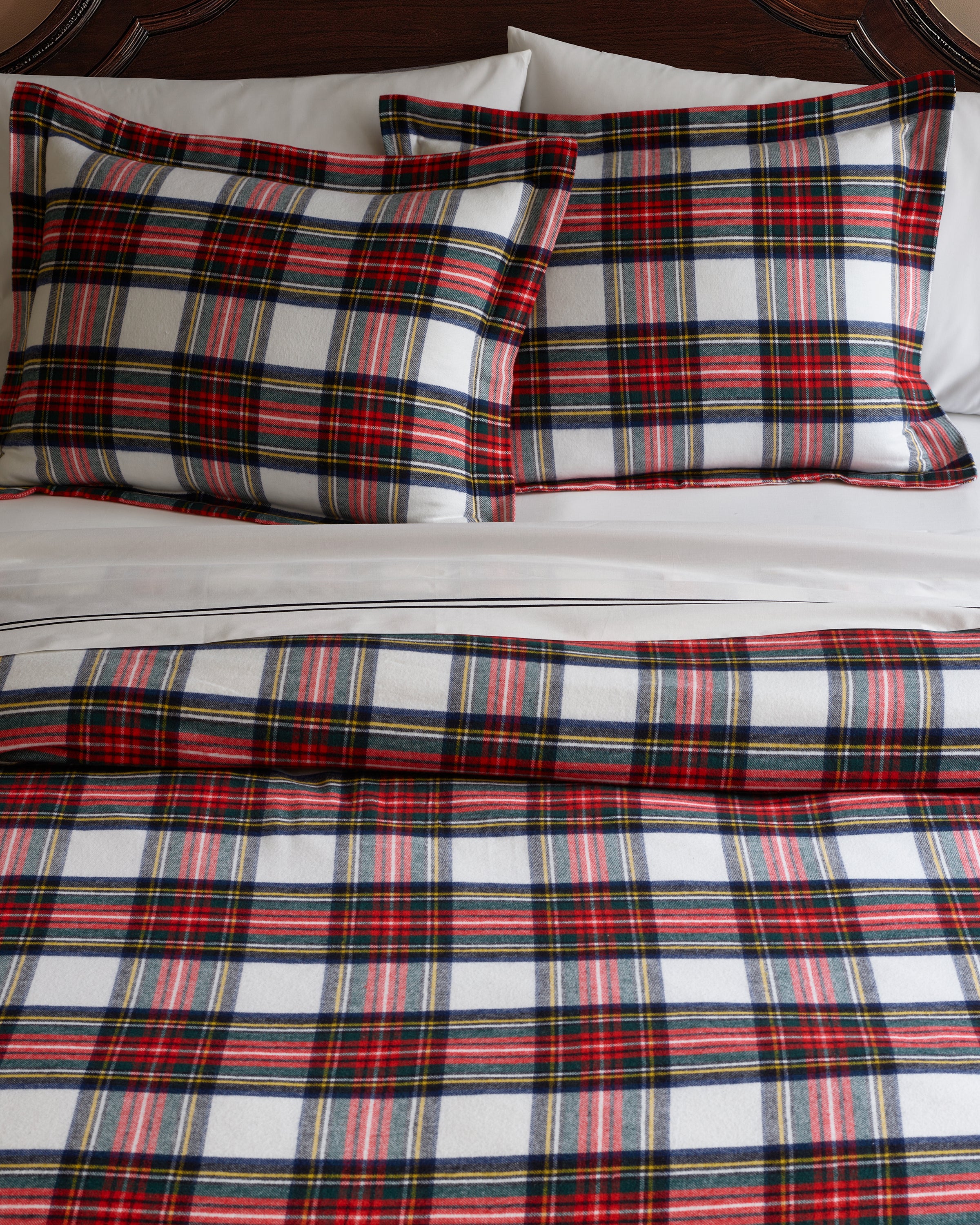 Flannel Duvet Set in Windsor Tartan in Windsor Tartan#Color_Windsor Tartan
