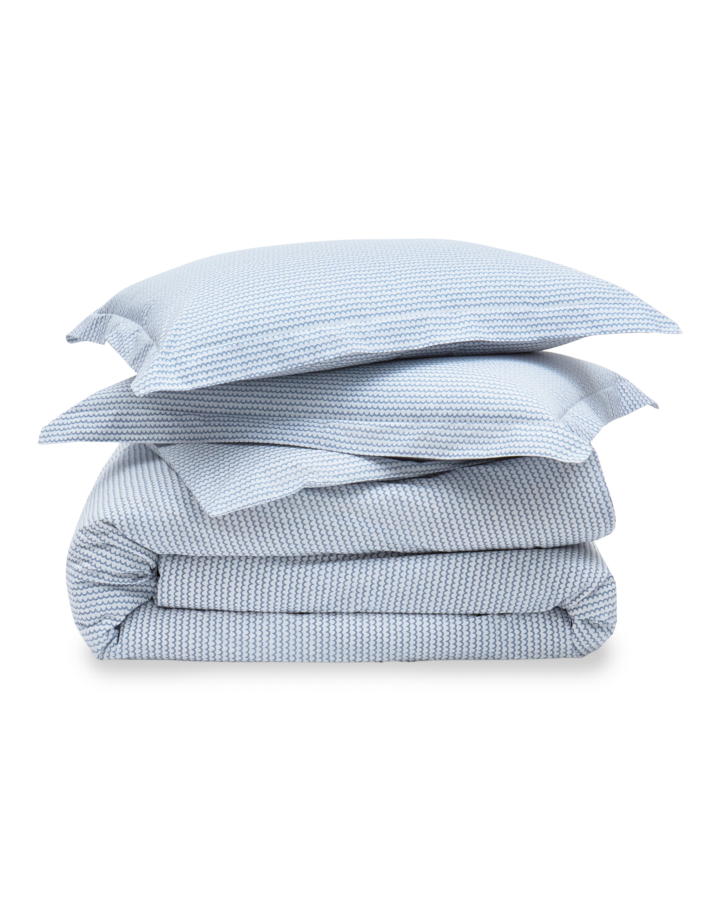 Luxe Premium Percale Duvet Set in La Mer in La Mer#Color_La Mer
