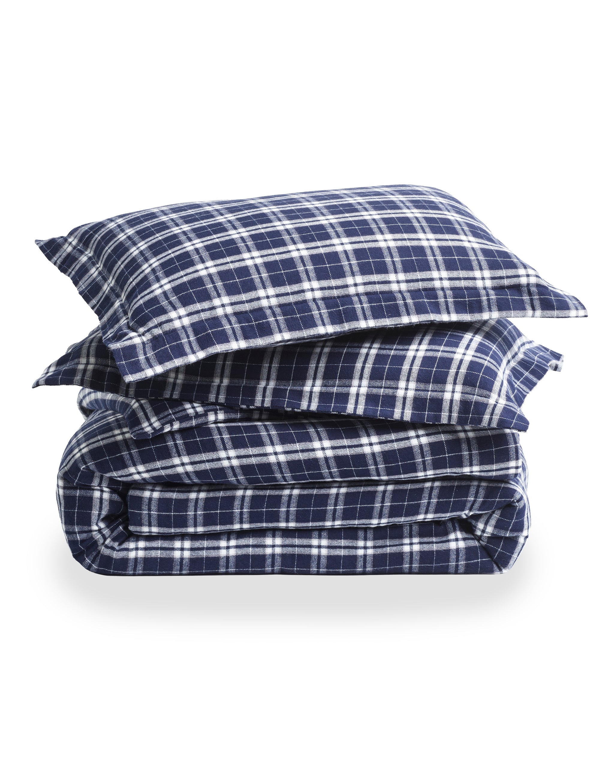 Flannel Duvet Set in Oxford Tartan
