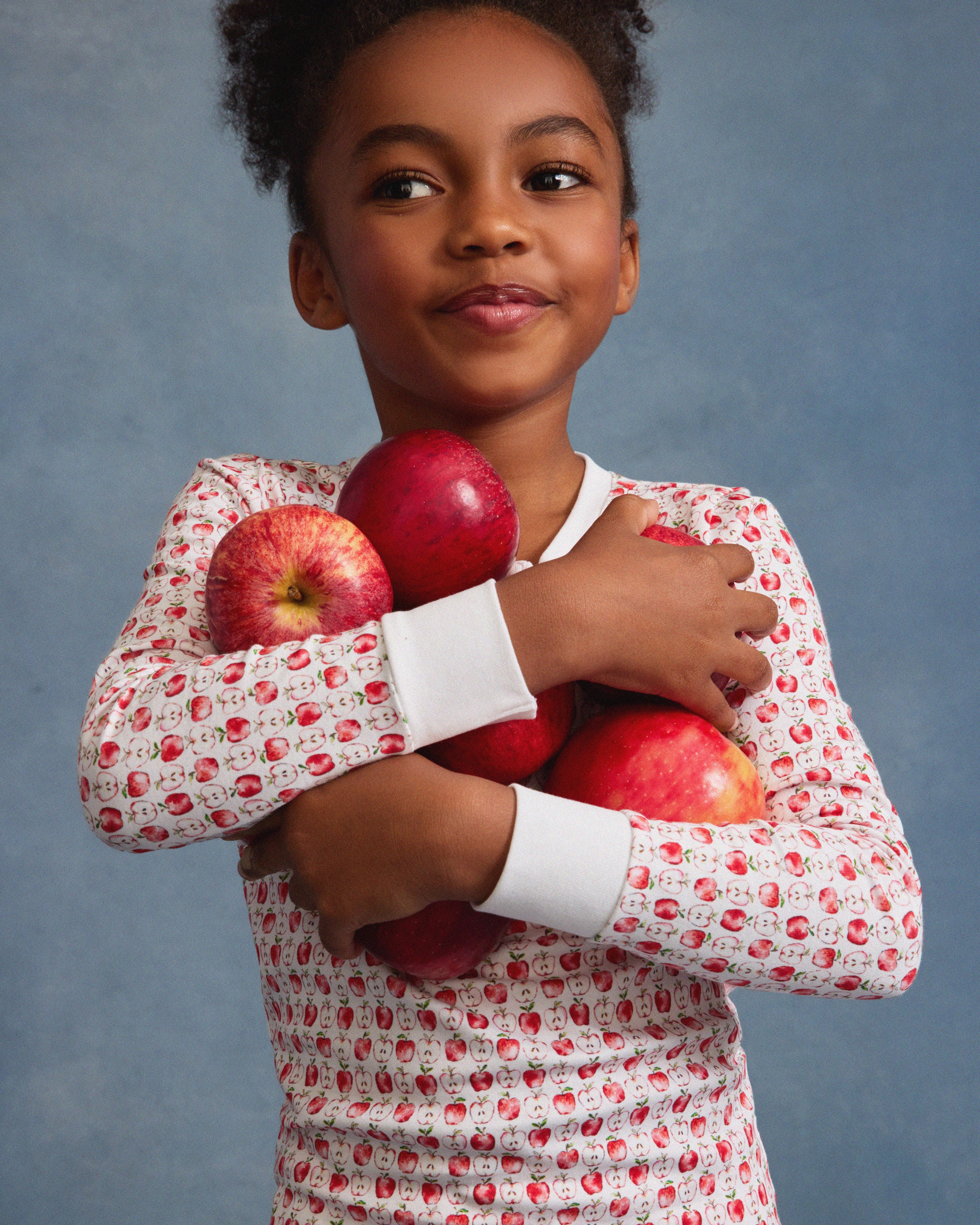 Kid's Pima Snug Fit Pajama Set in Autumn Orchards