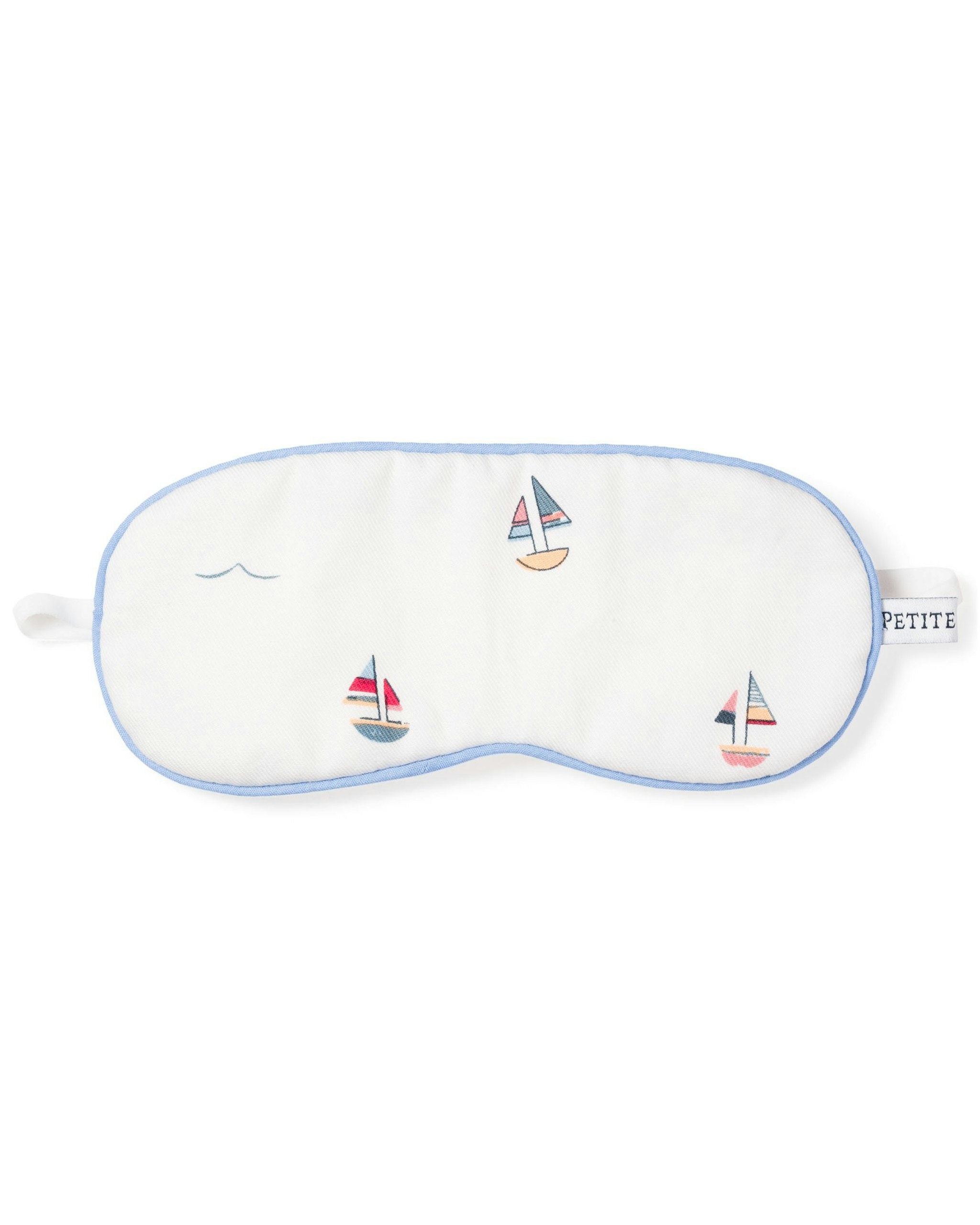 Kid's Twill Sleep Mask in Anchors Away in Bateau#Color_Bateau