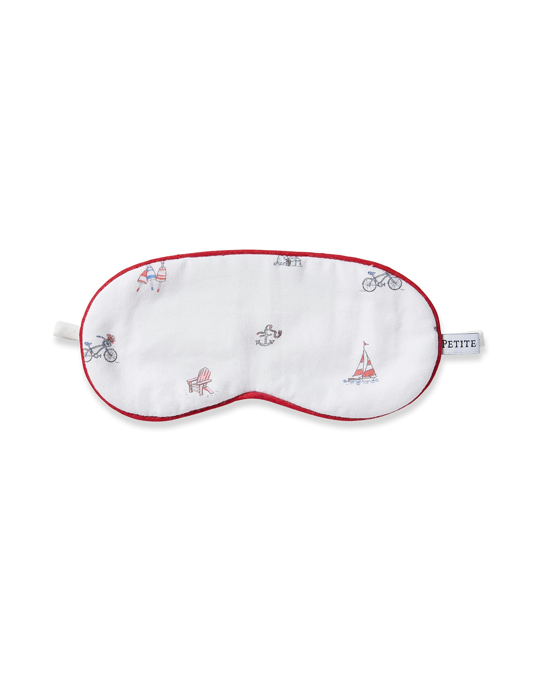 Kid's Twill Sleep Mask in Anchors Away in Coastal Charms#Color_Coastal Charms