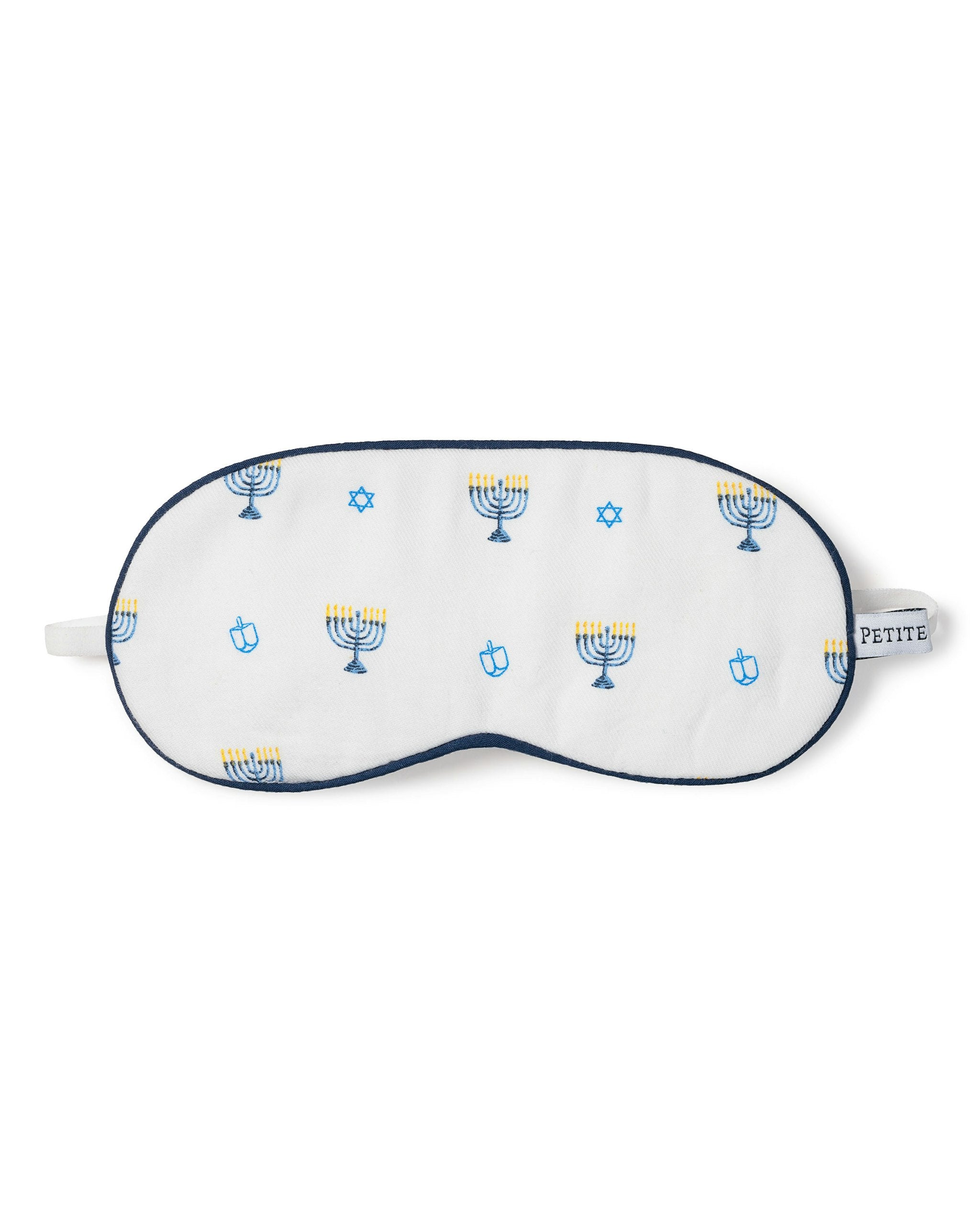 Kid's Twill Sleep Mask in Happy Hanukkah in Happy Hanukkah#Color_Happy Hanukkah