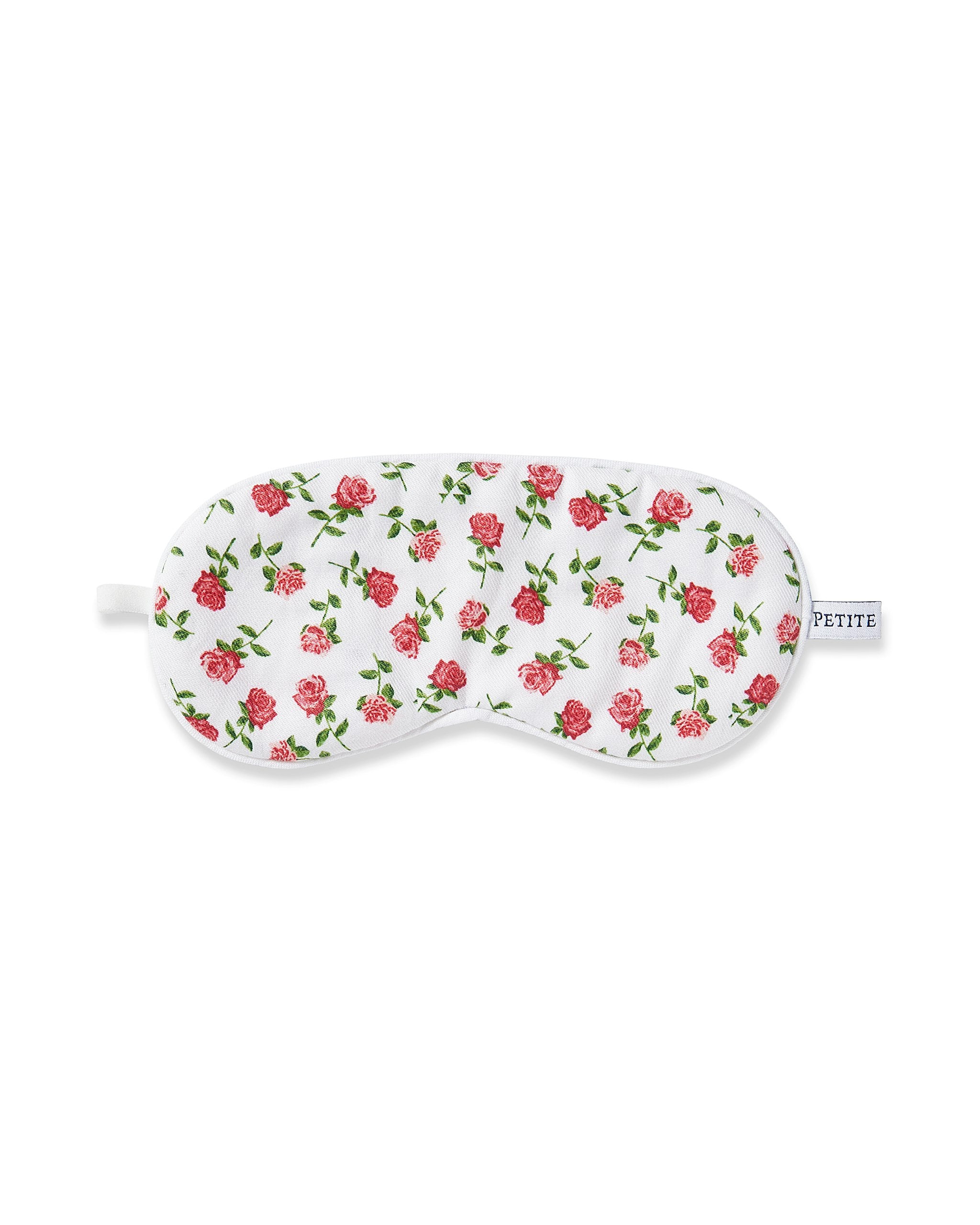 Kid's Twill Sleep Mask in Bluehearts in Petite Petals#Color_Petite Petals